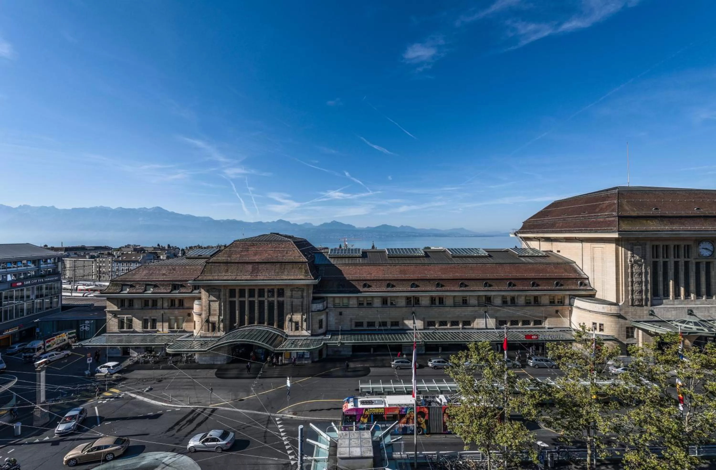 View (from property/room) in Continental Hotel Lausanne