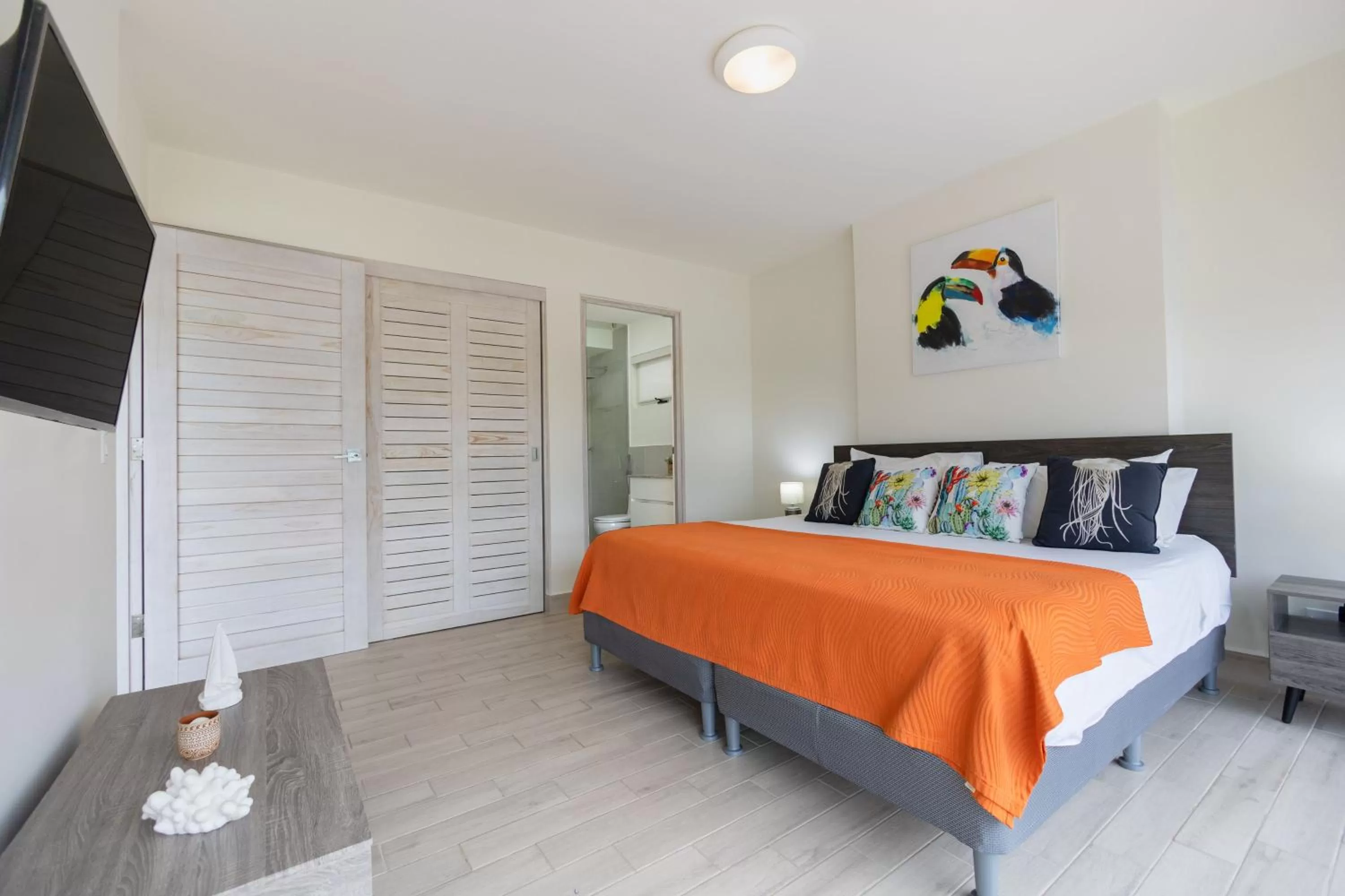 Bed in Playa Caracol Residences