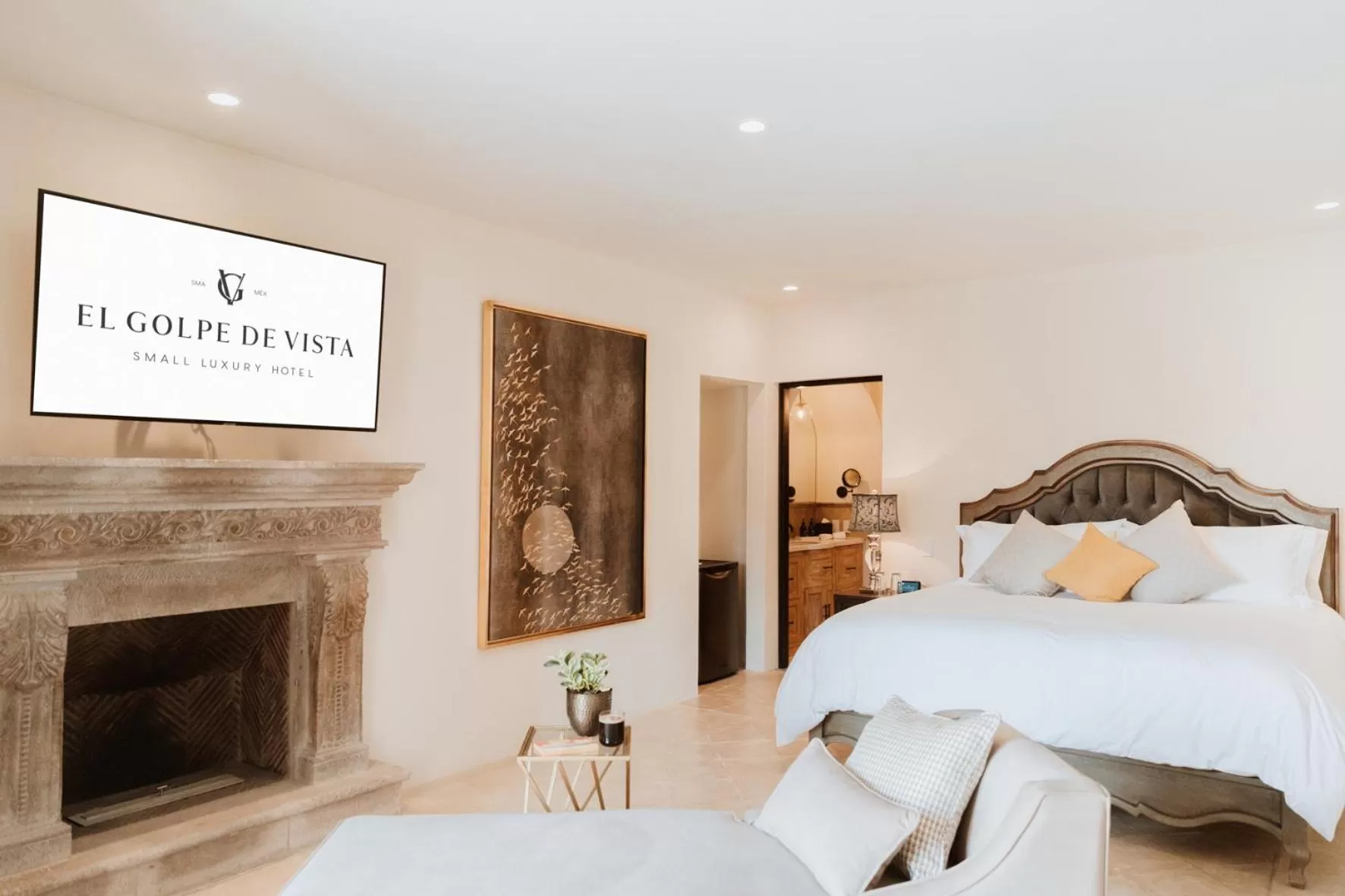 Photo of the whole room, Bed in El Golpe de Vista