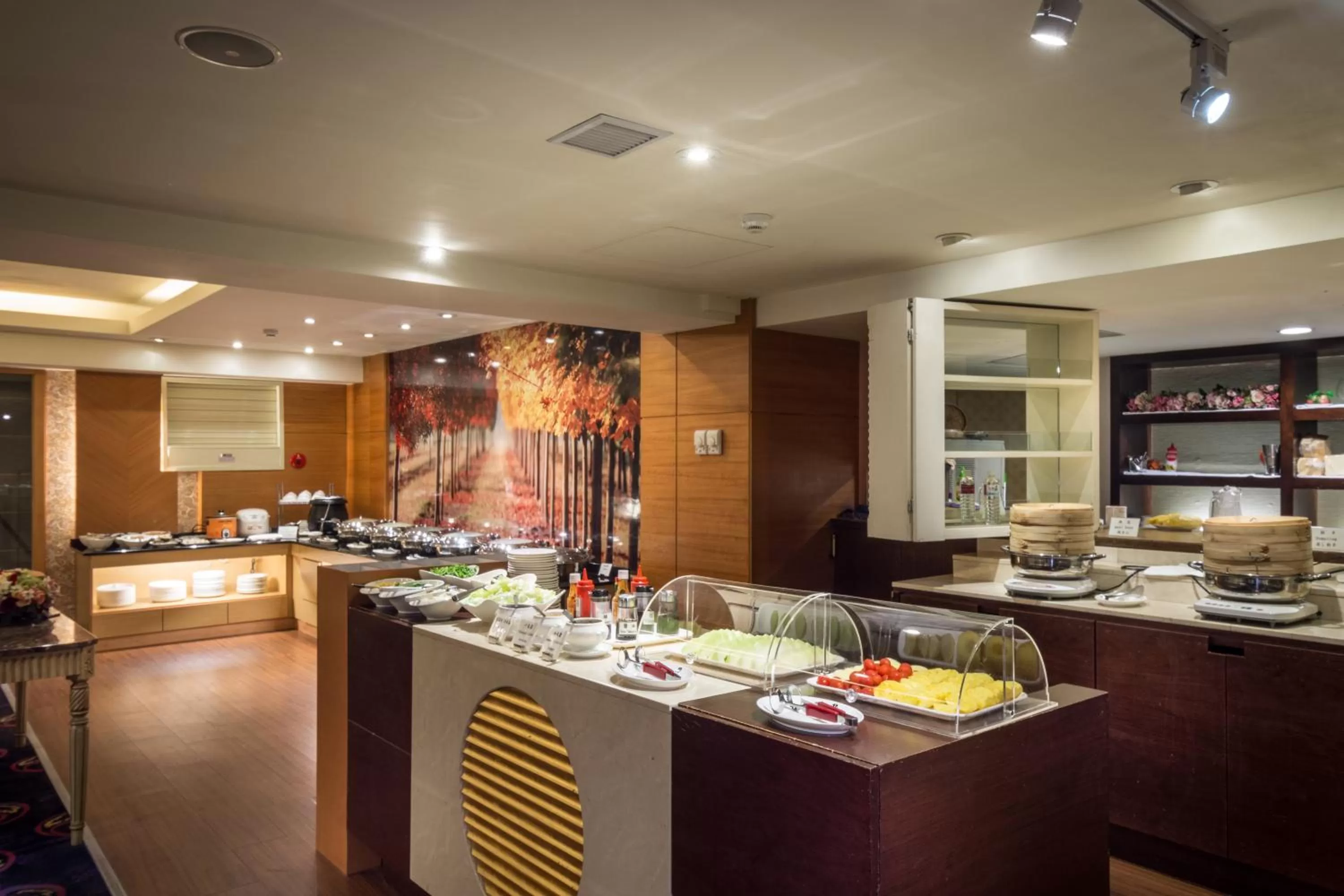 Buffet breakfast in Waikoloa Hotel