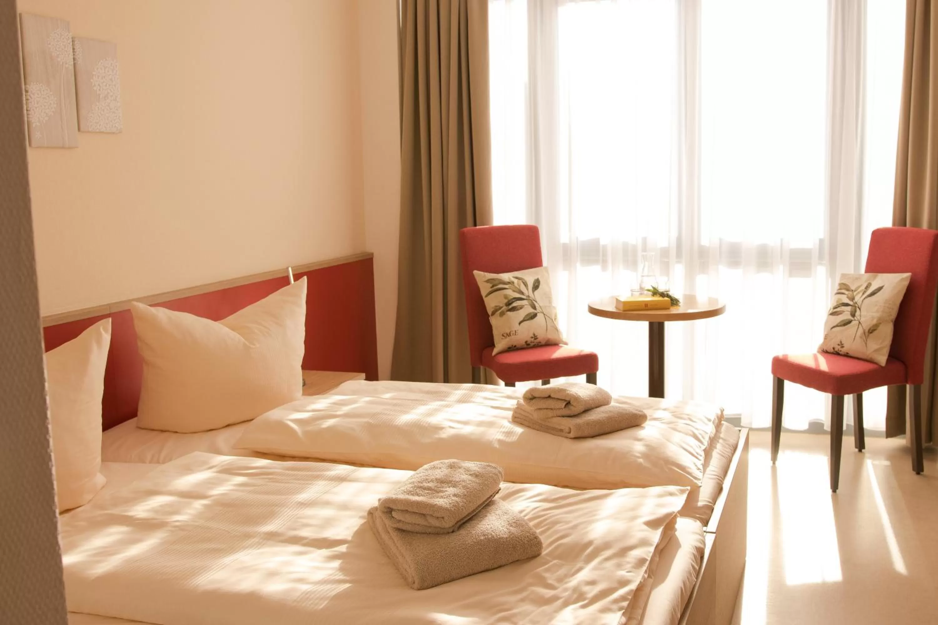 Bed in Pilgrims Inn Kreischa