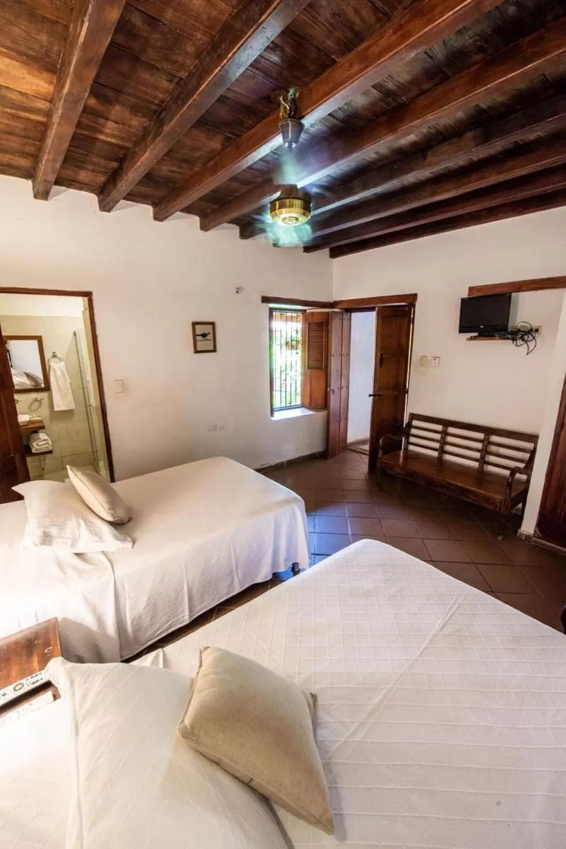 Bed in La Casa Amarilla