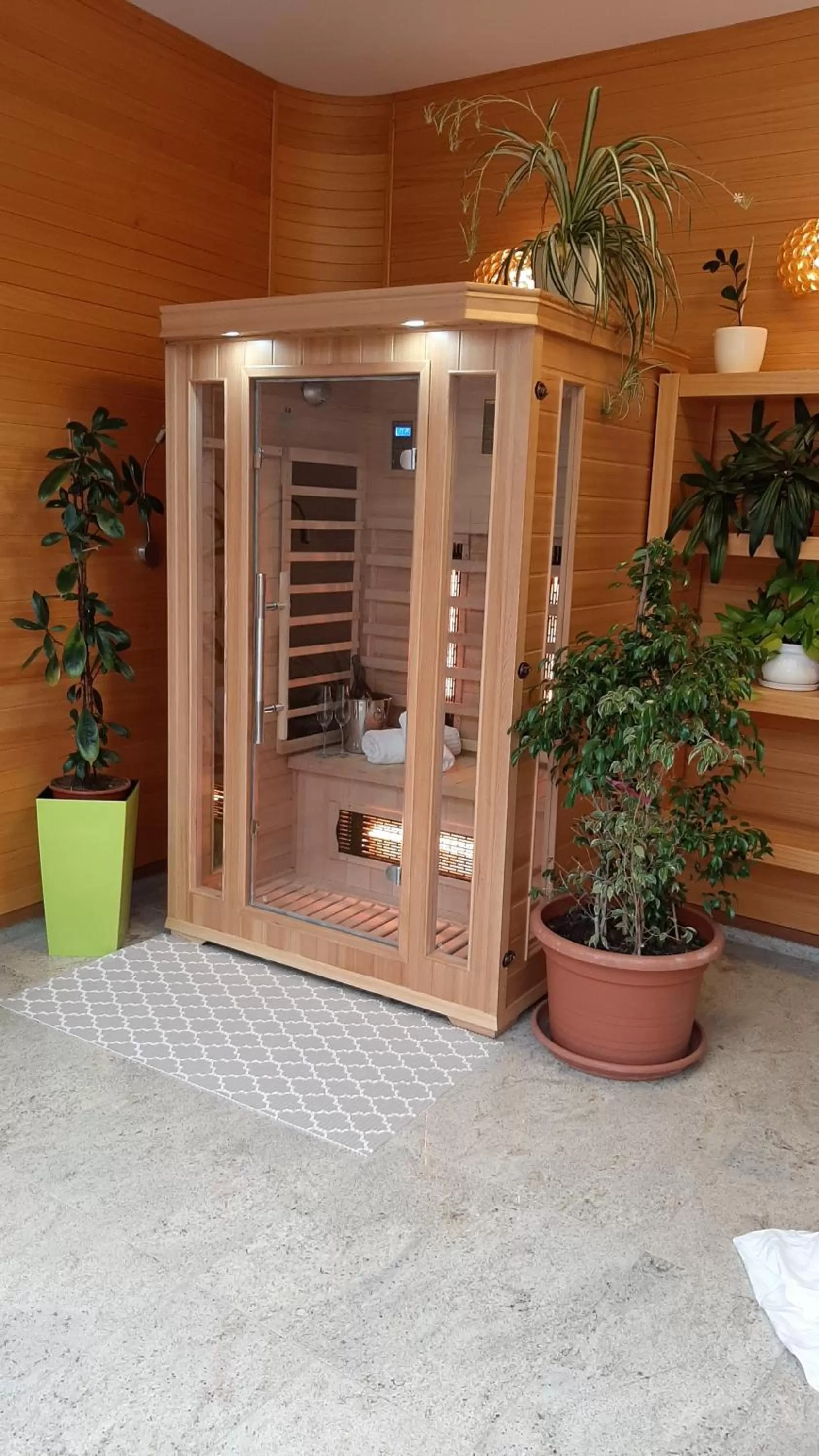 Sauna in WELLNESS HOTEL LÖWE