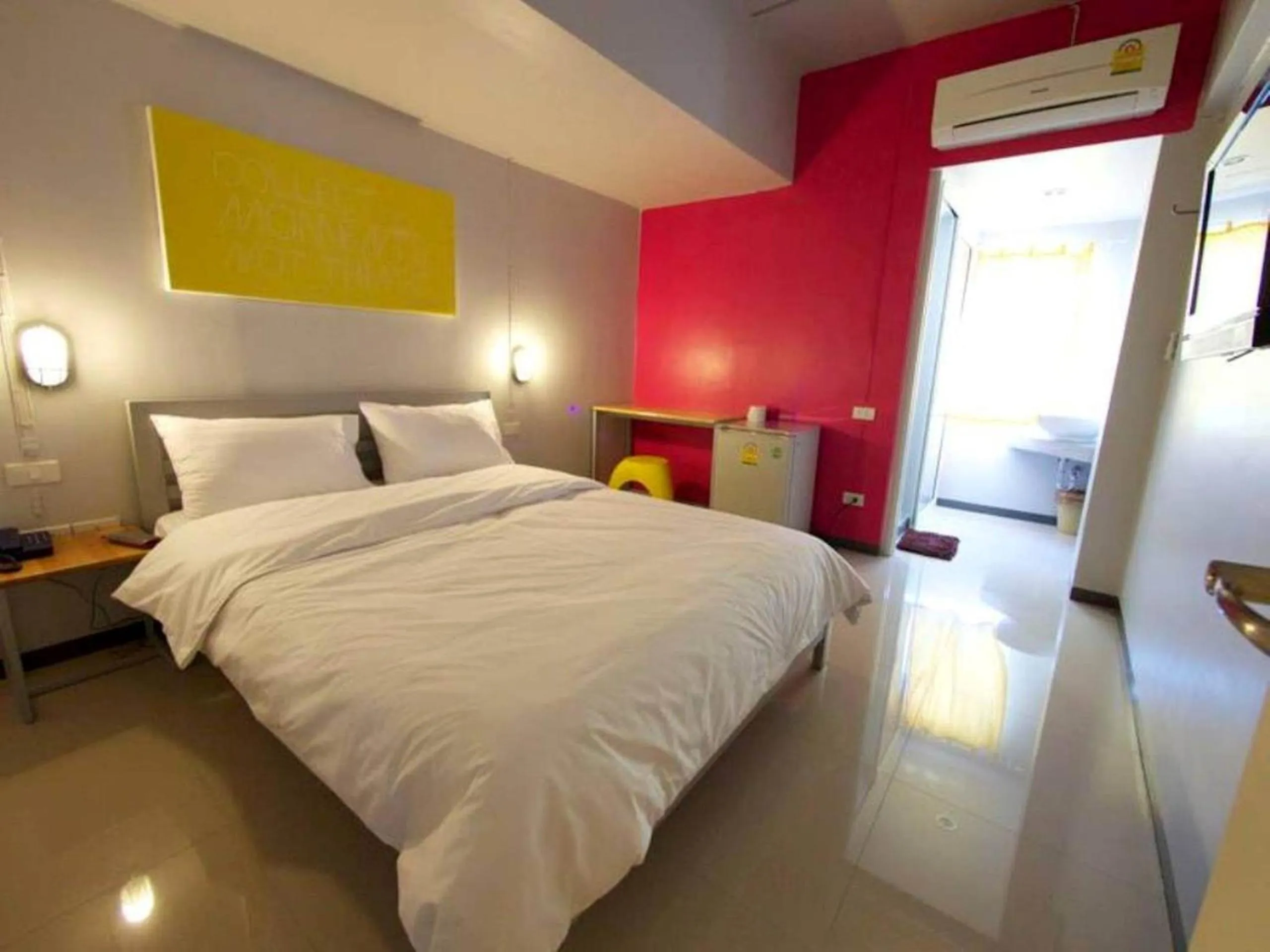 Bed in S1hostel Bangkok