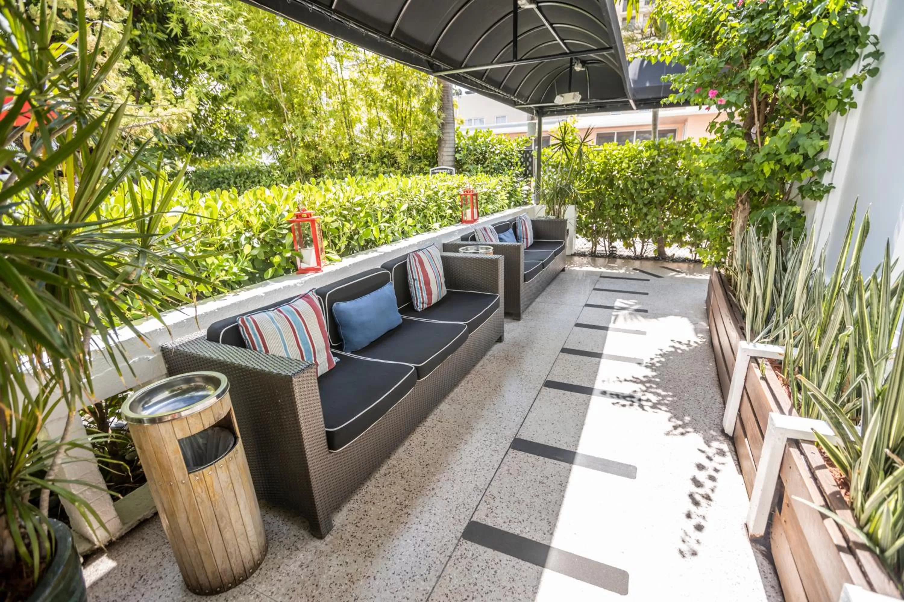 Patio in Metropole Suites South Beach