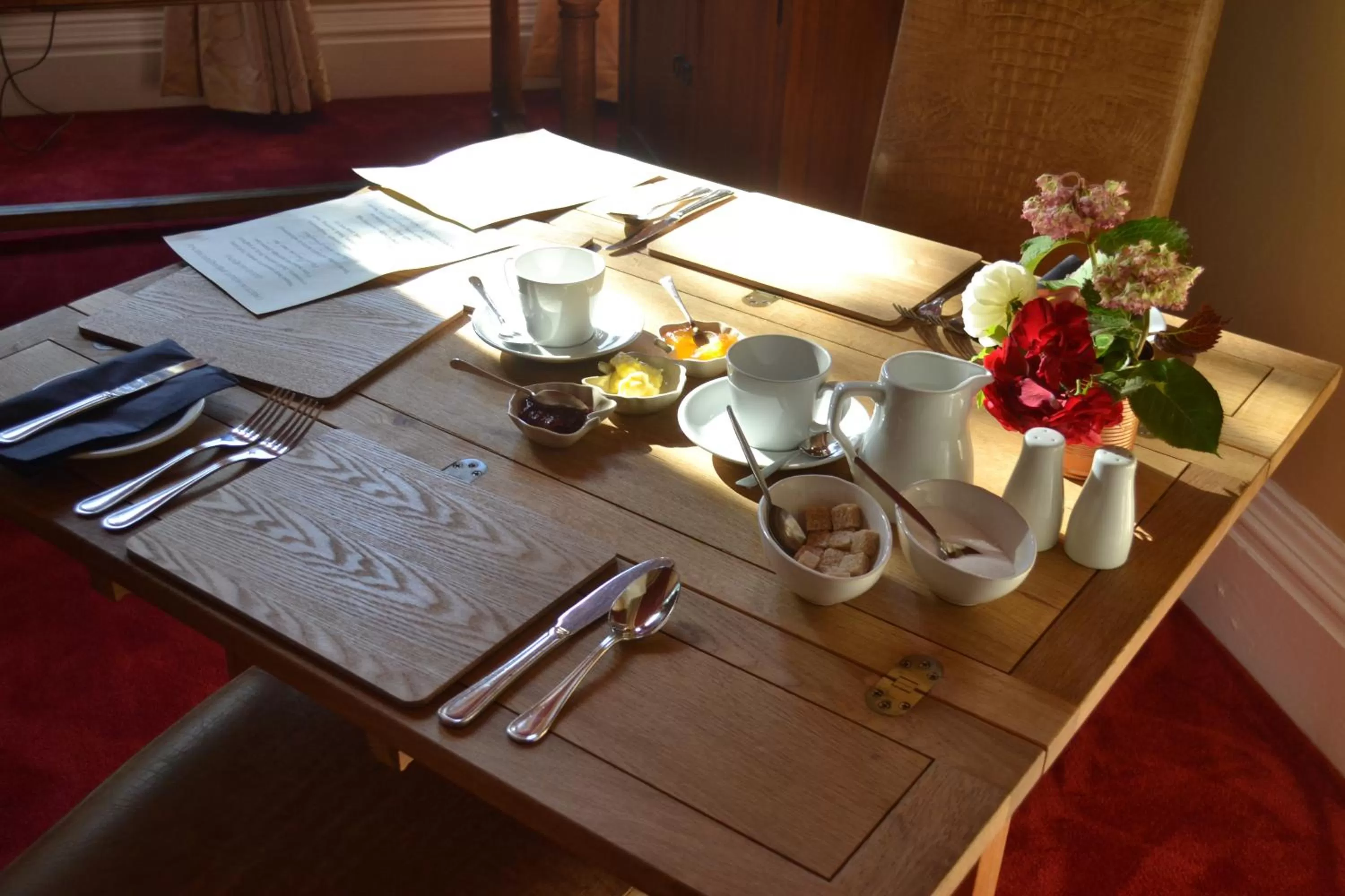 Dining area in Chilton House
