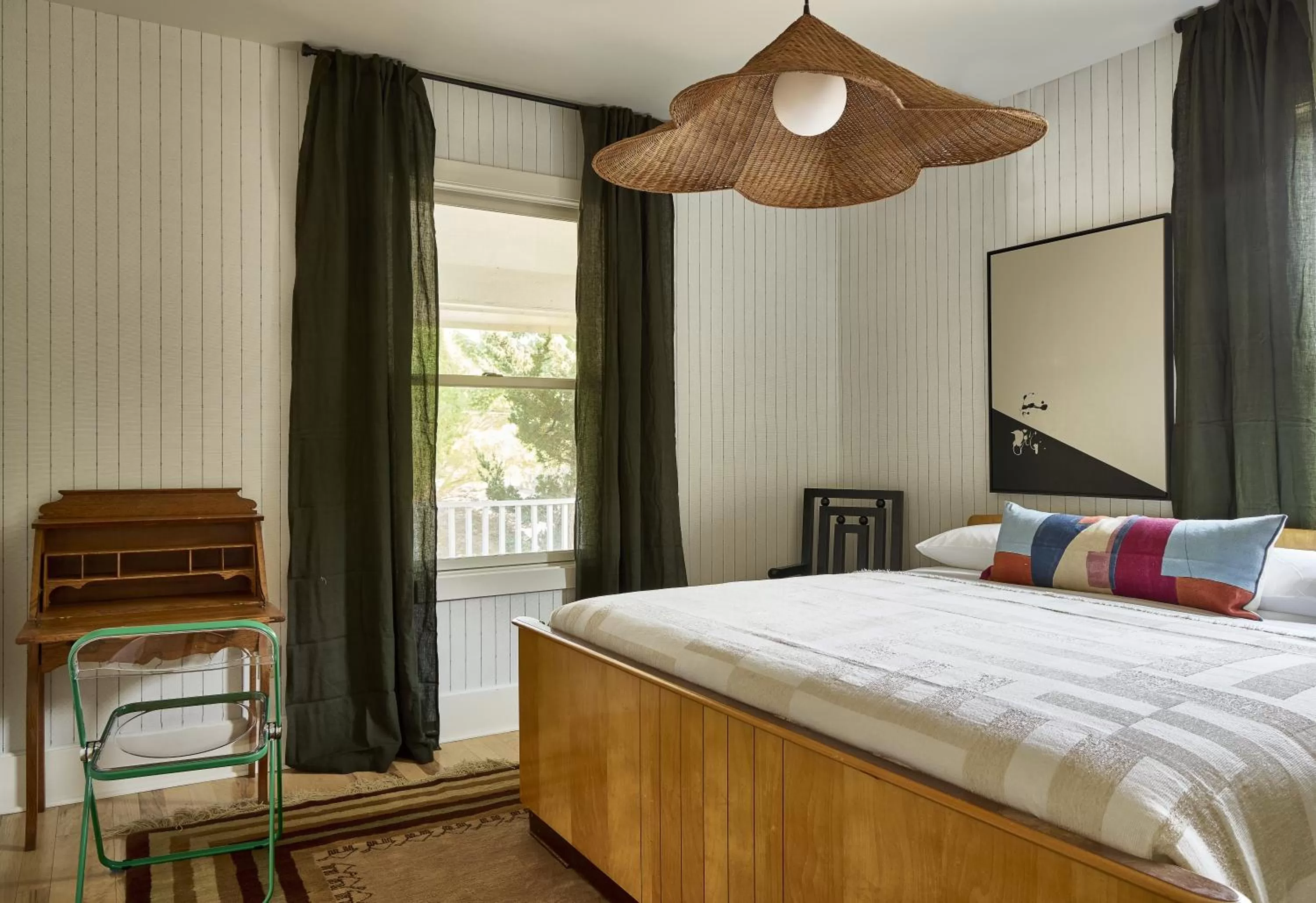 Bed in Blind Tiger Asheville