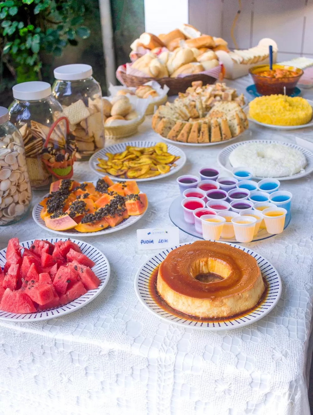 Breakfast in Hospedagem La Bilbaina