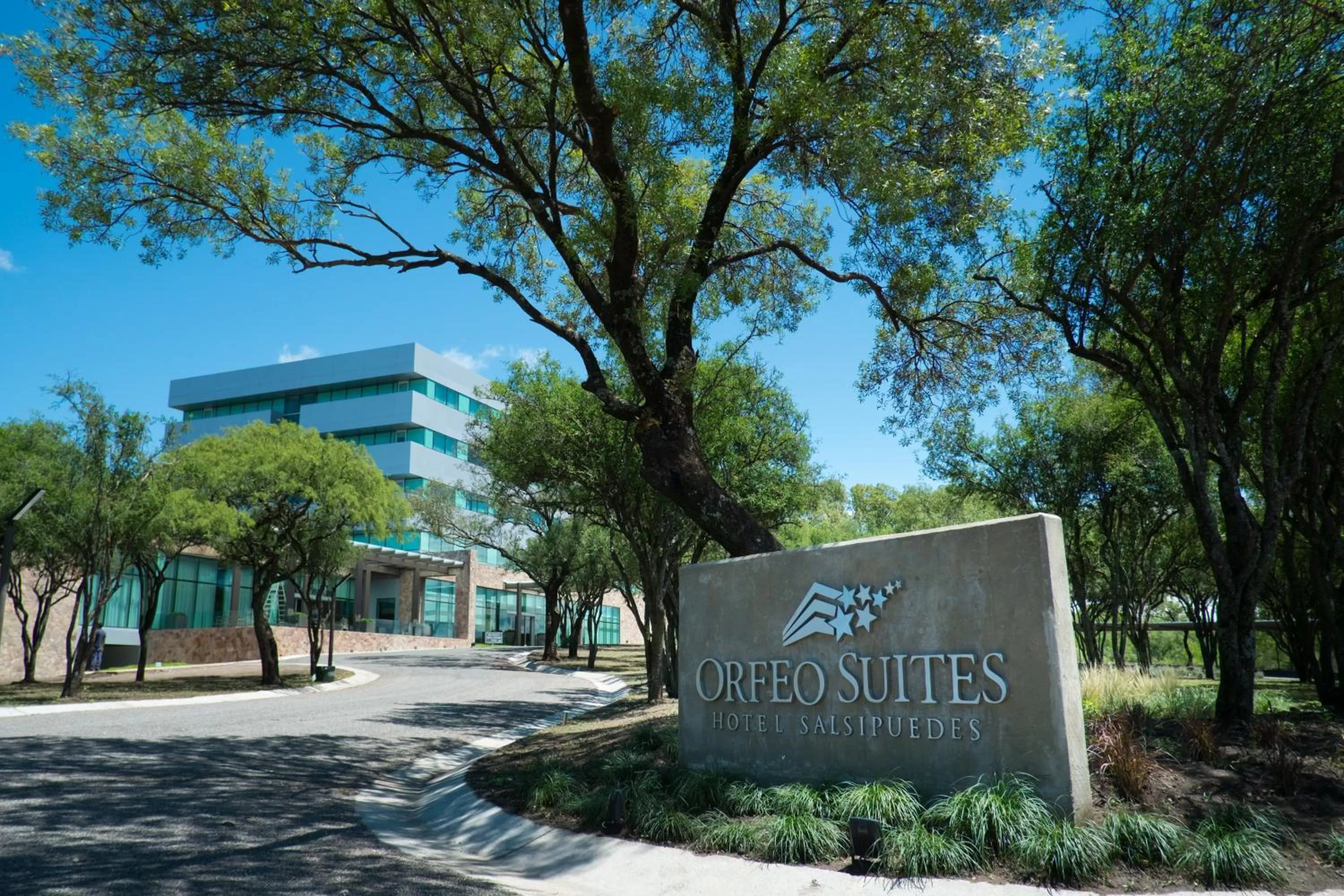 Property building in Orfeo Suites Hotel Sierras Chicas