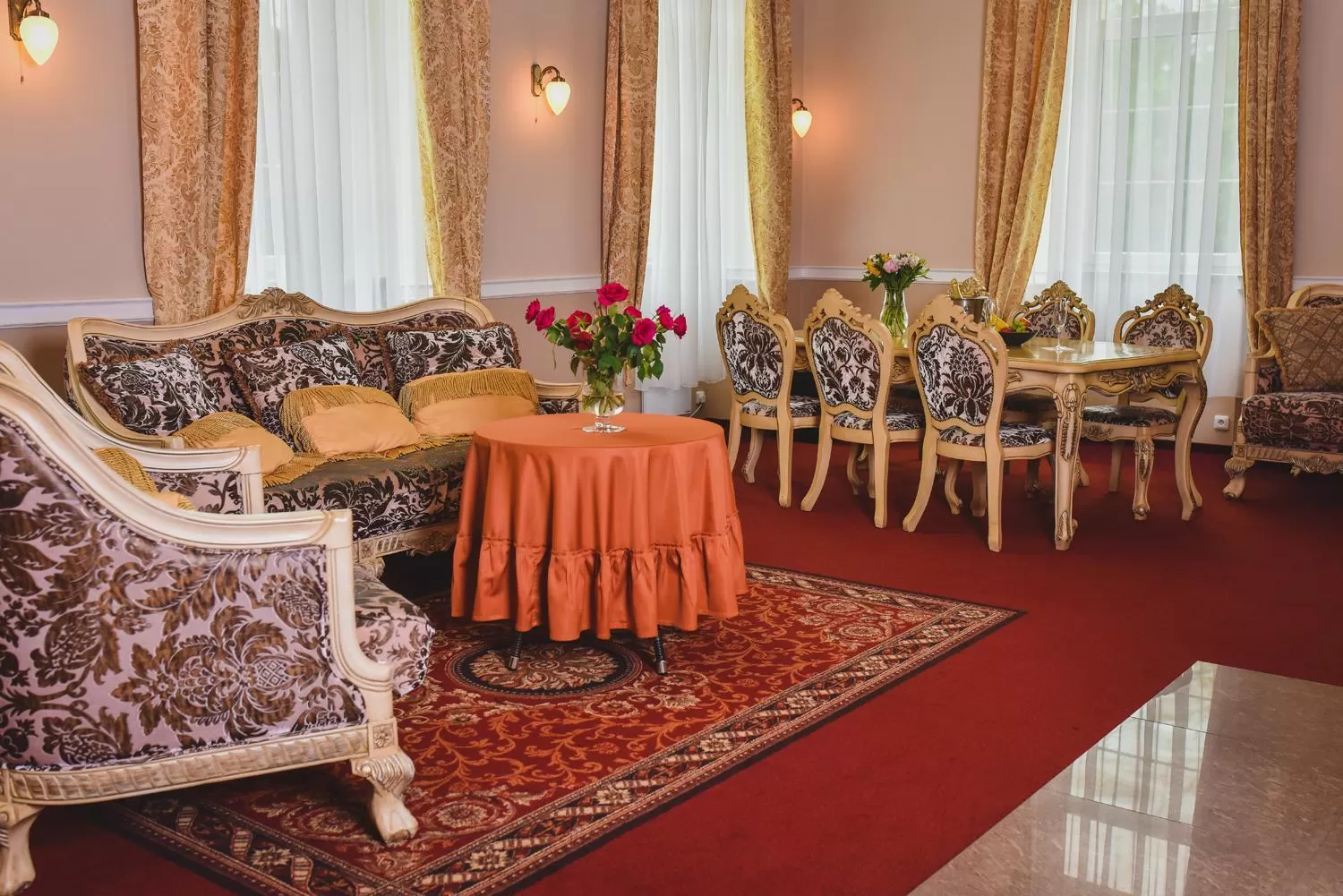 Living room in Zámek Kamenný Dvůr