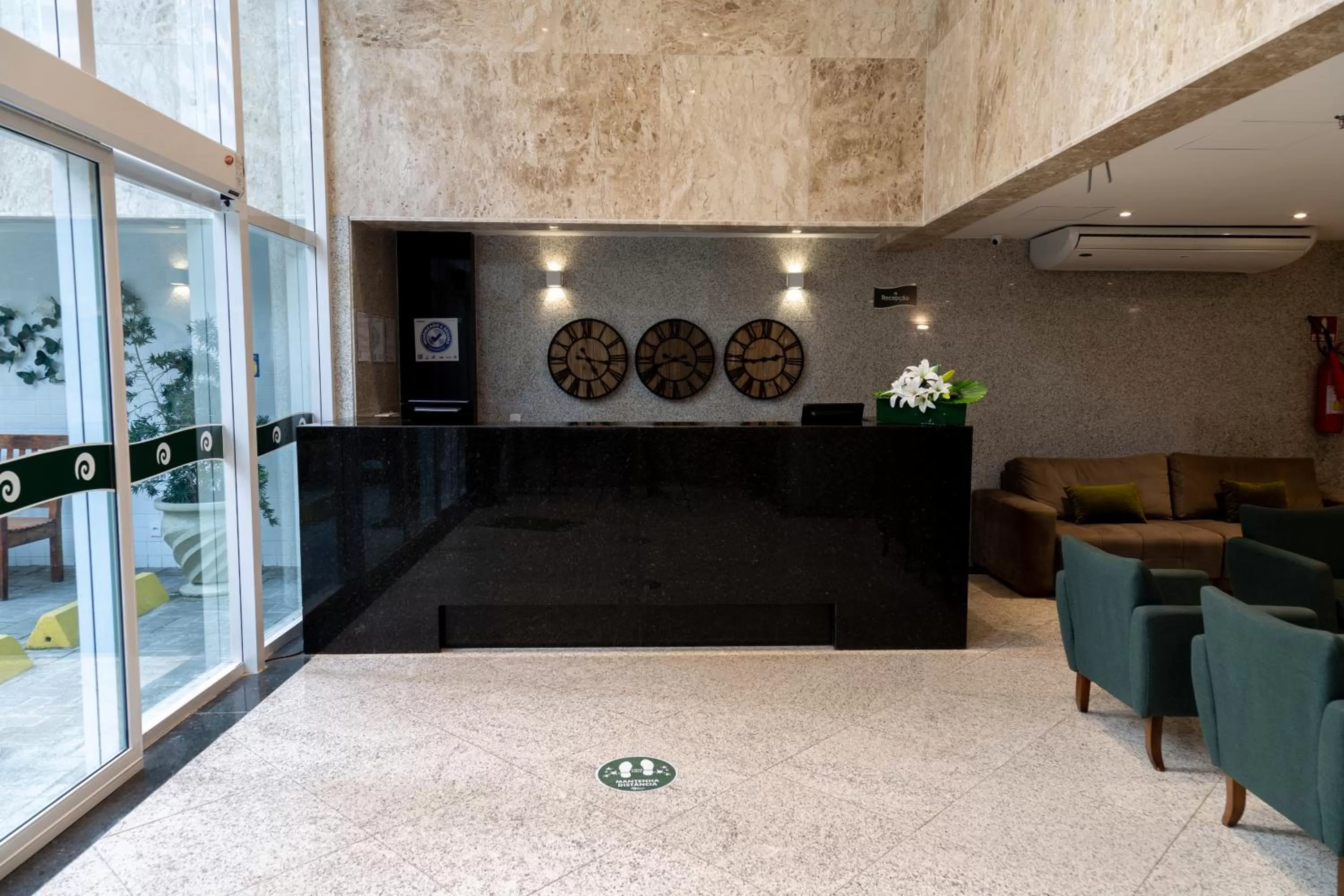 Lobby or reception in Aquidabã Praia Hotel