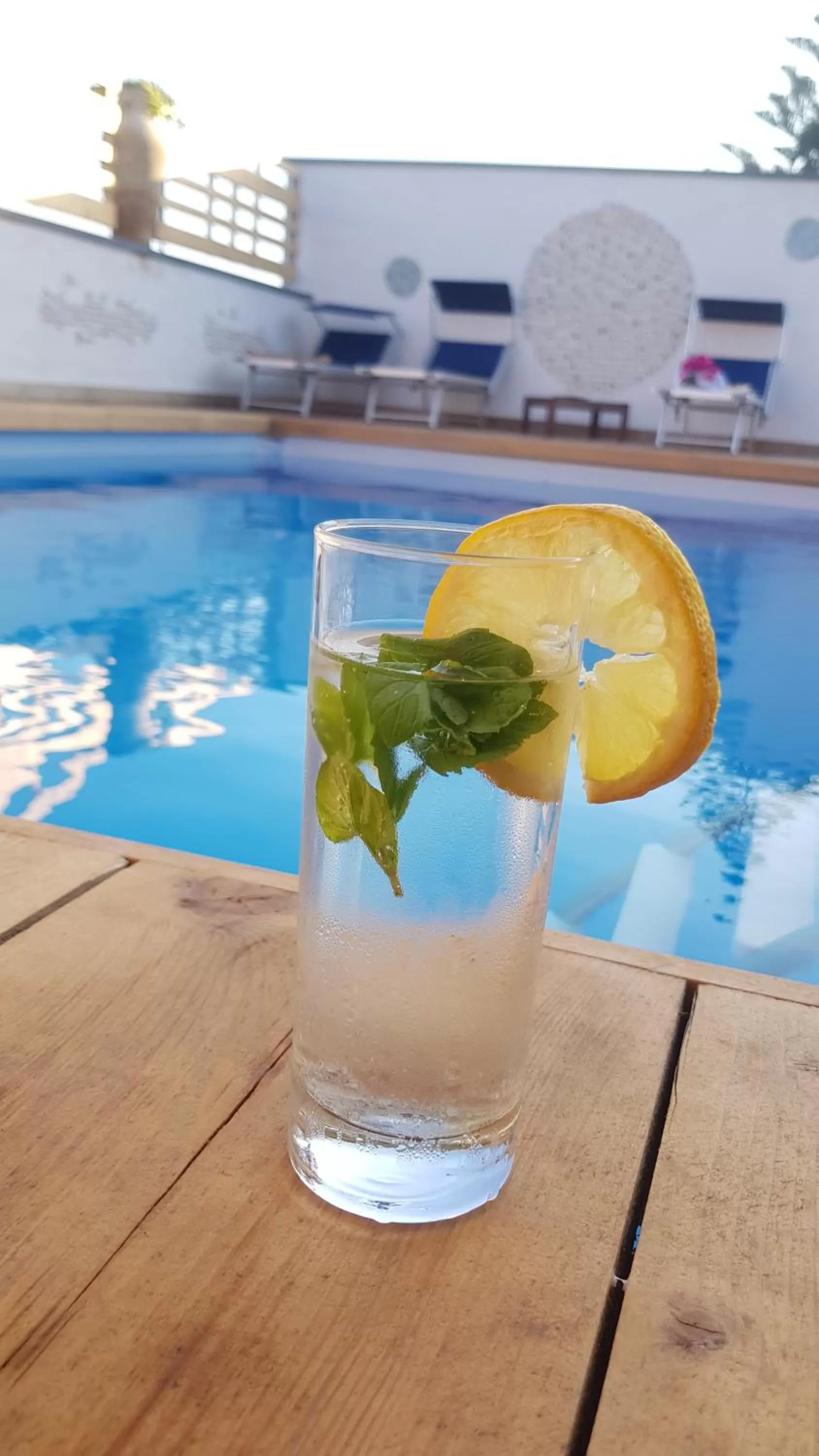 Pool view in Pompei Suite