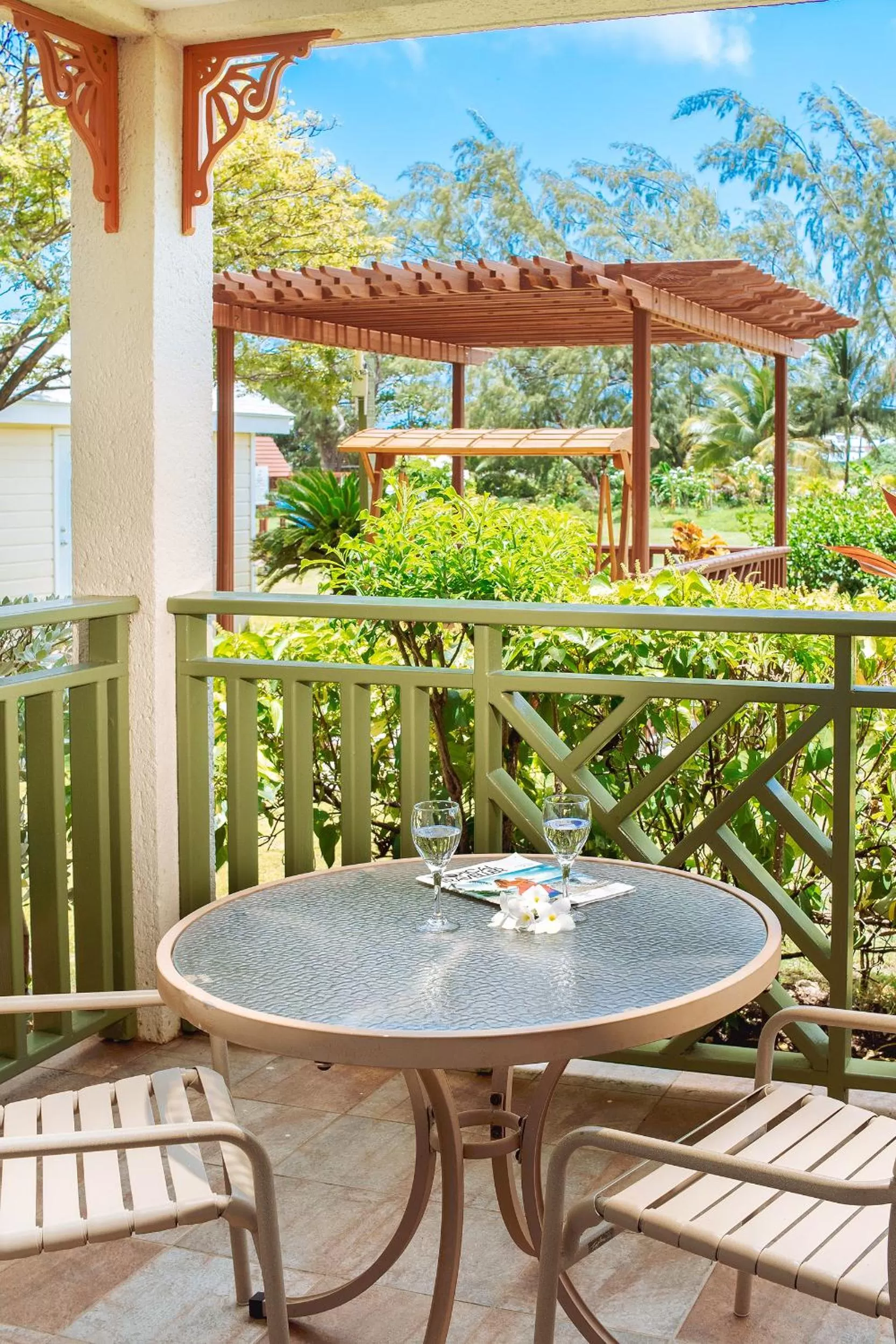 Patio in Bay Gardens Beach Resort & Spa