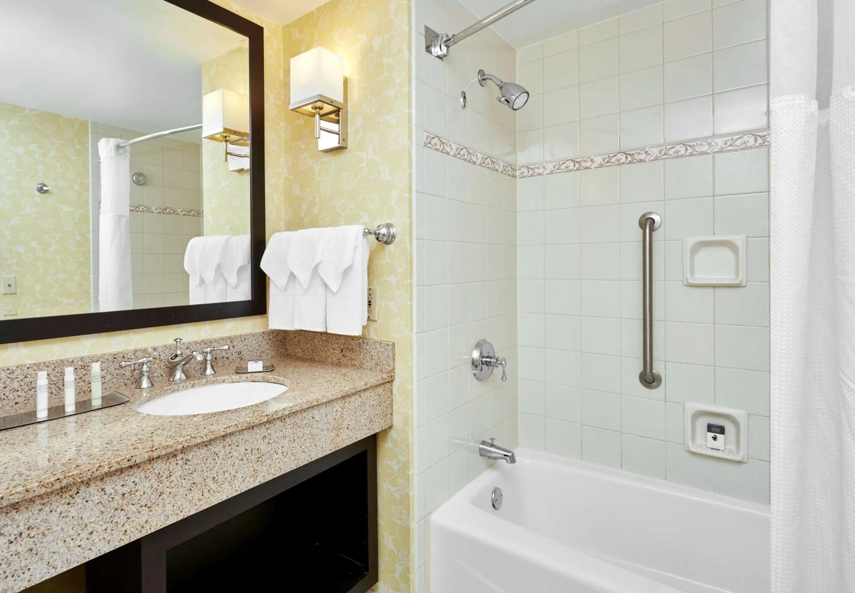 Bathroom in DoubleTree by Hilton Charlotte Gateway Village