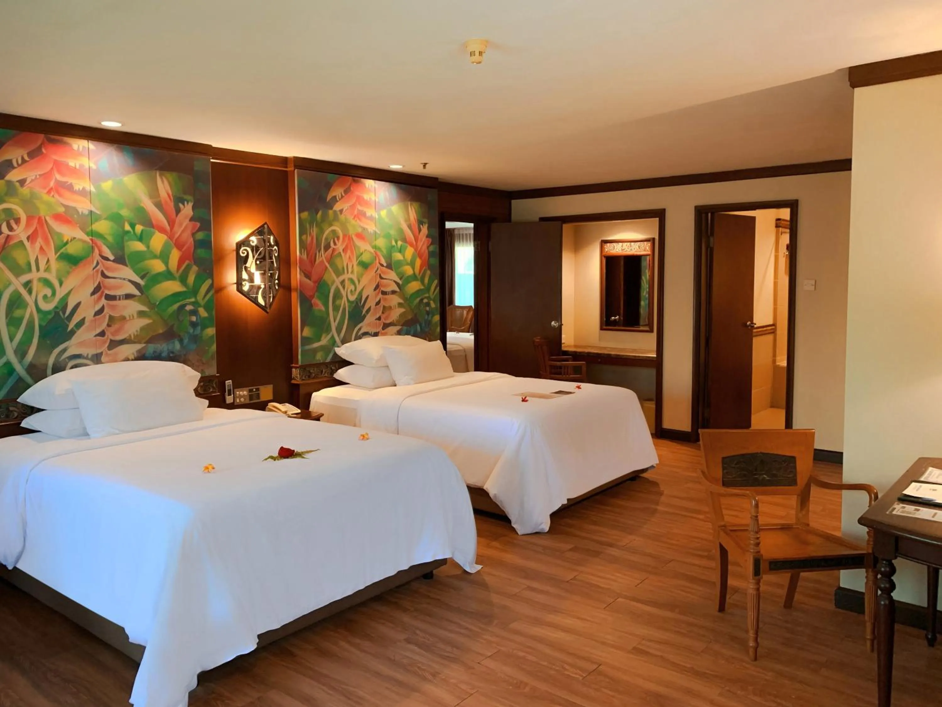 Bed in Damai Beach Resort