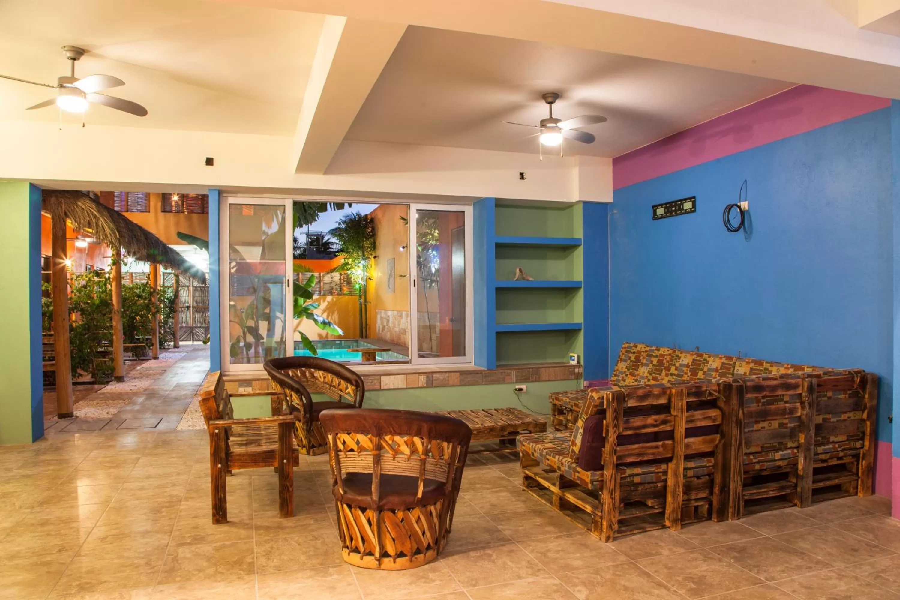 Seating area in Casa Juarez B&B