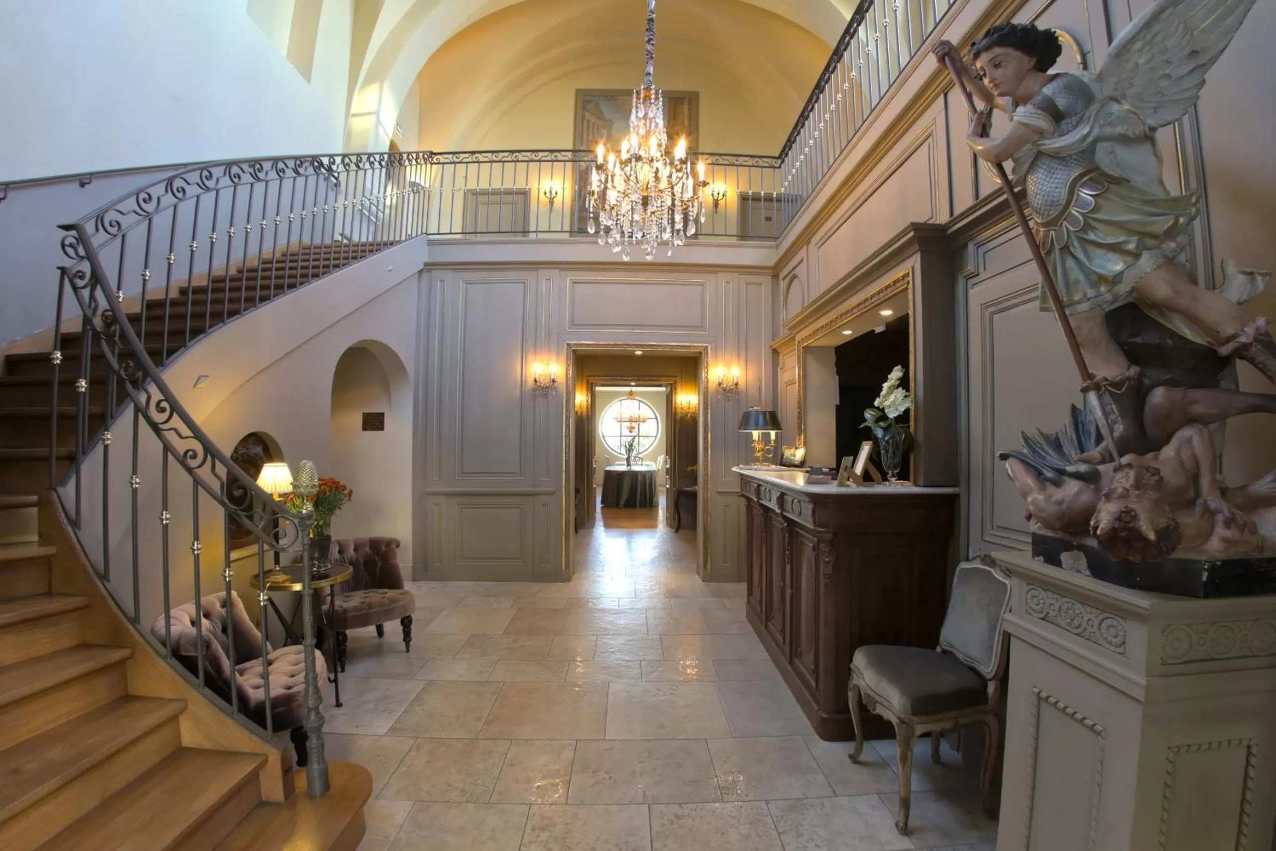 Lobby or reception, Lobby/Reception in Hôtel Restaurant Spa Le Sauvage