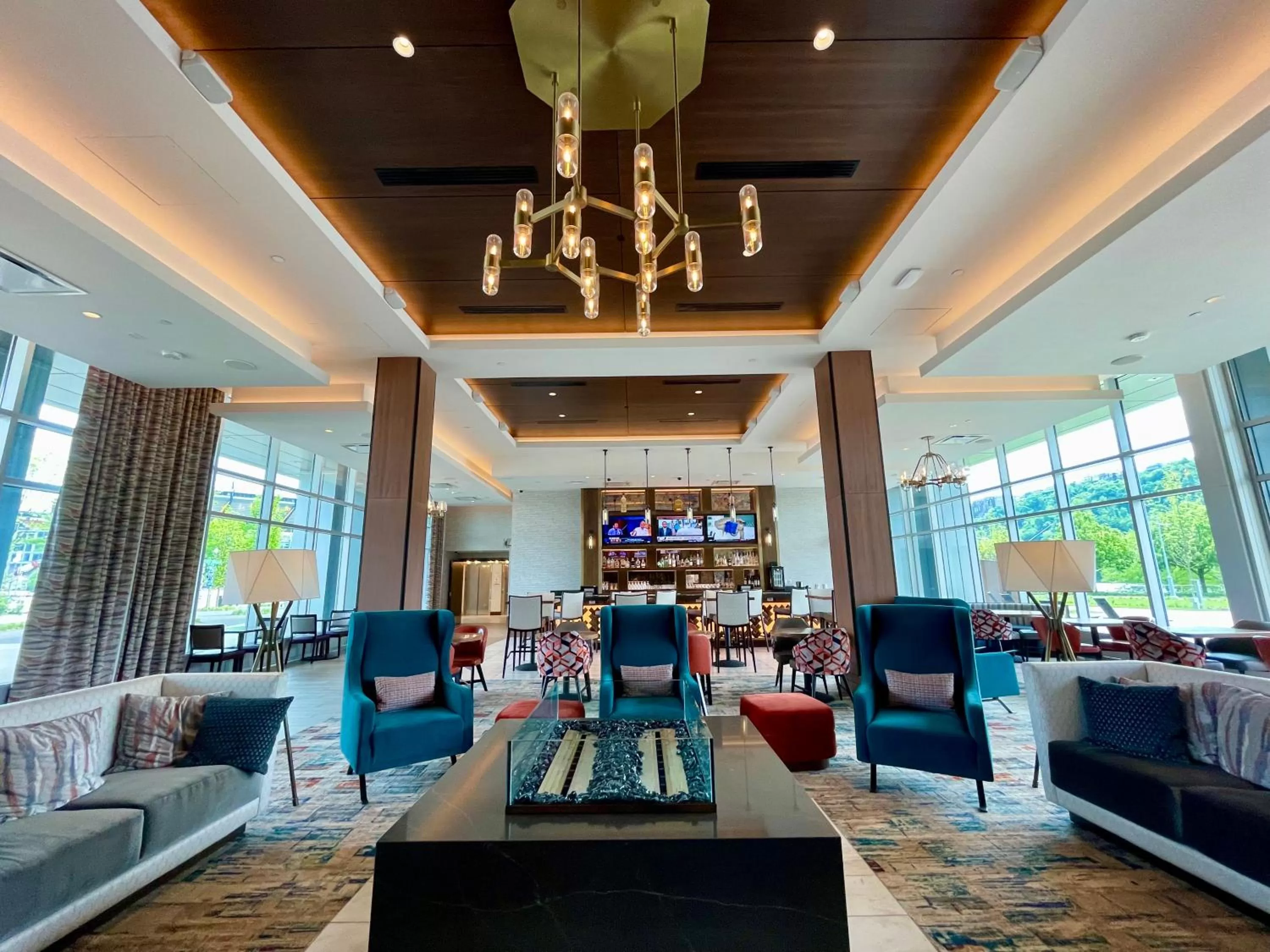 Lobby or reception in The Landing Hotel at Rivers Casino Pittsburgh