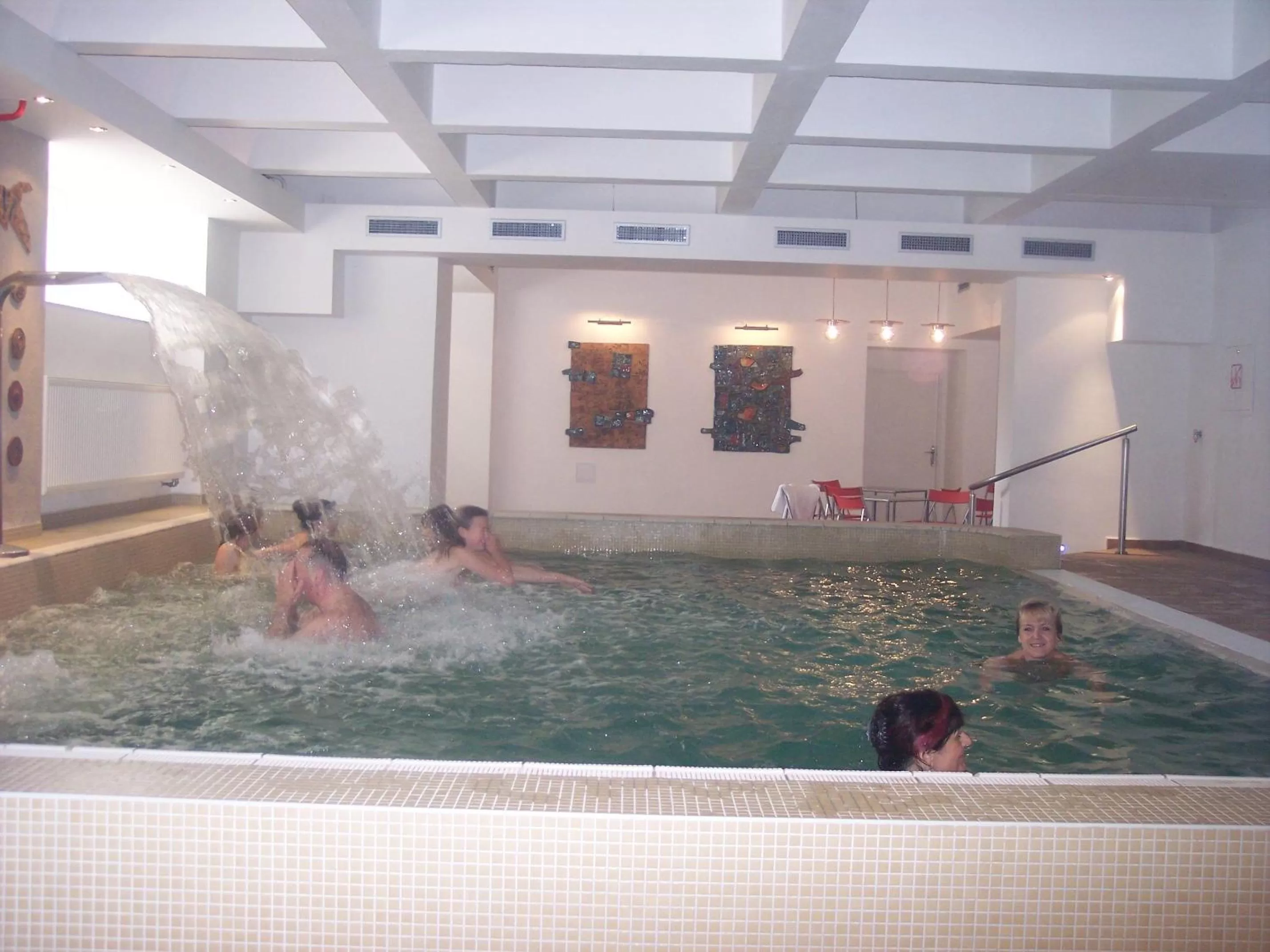 Swimming pool in Wellness Hotel Central