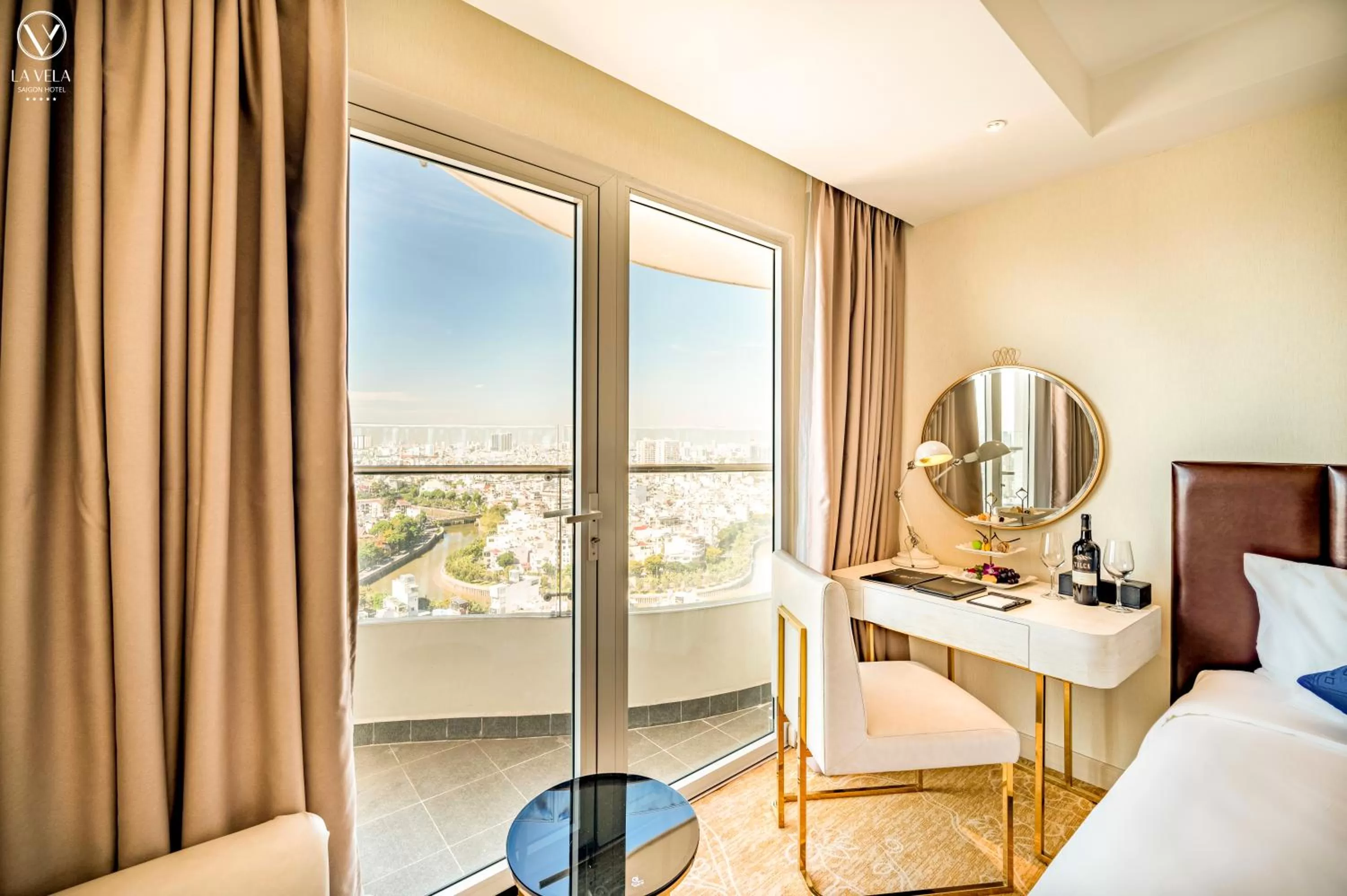 Balcony/Terrace in La Vela Saigon Hotel