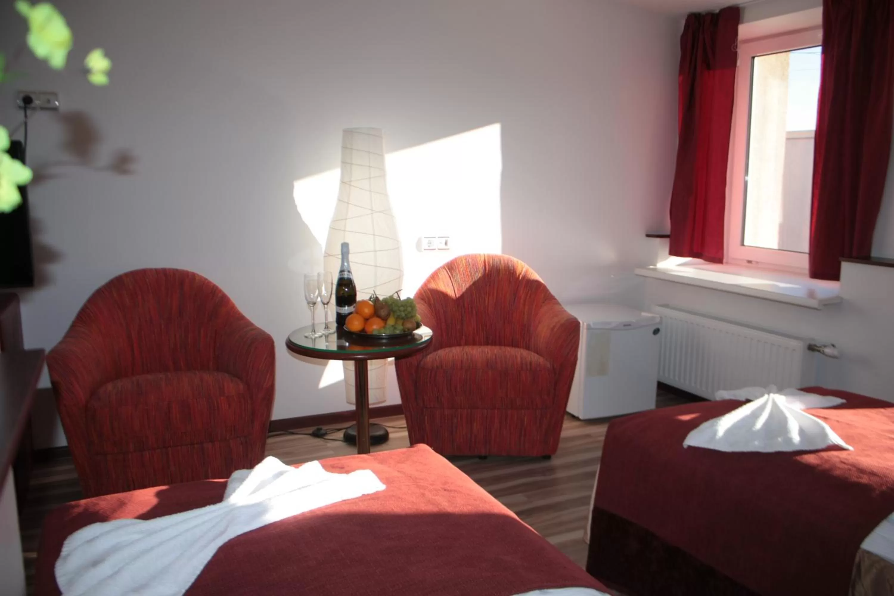 Seating area, Bed in A1 Hotel Riga City Center