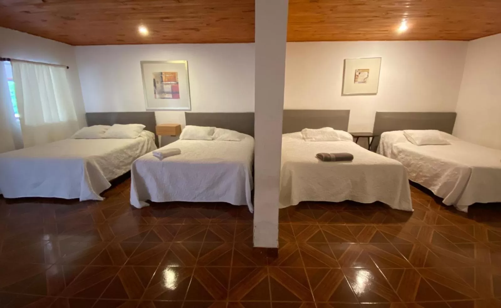 Bed in Hotel Santa María