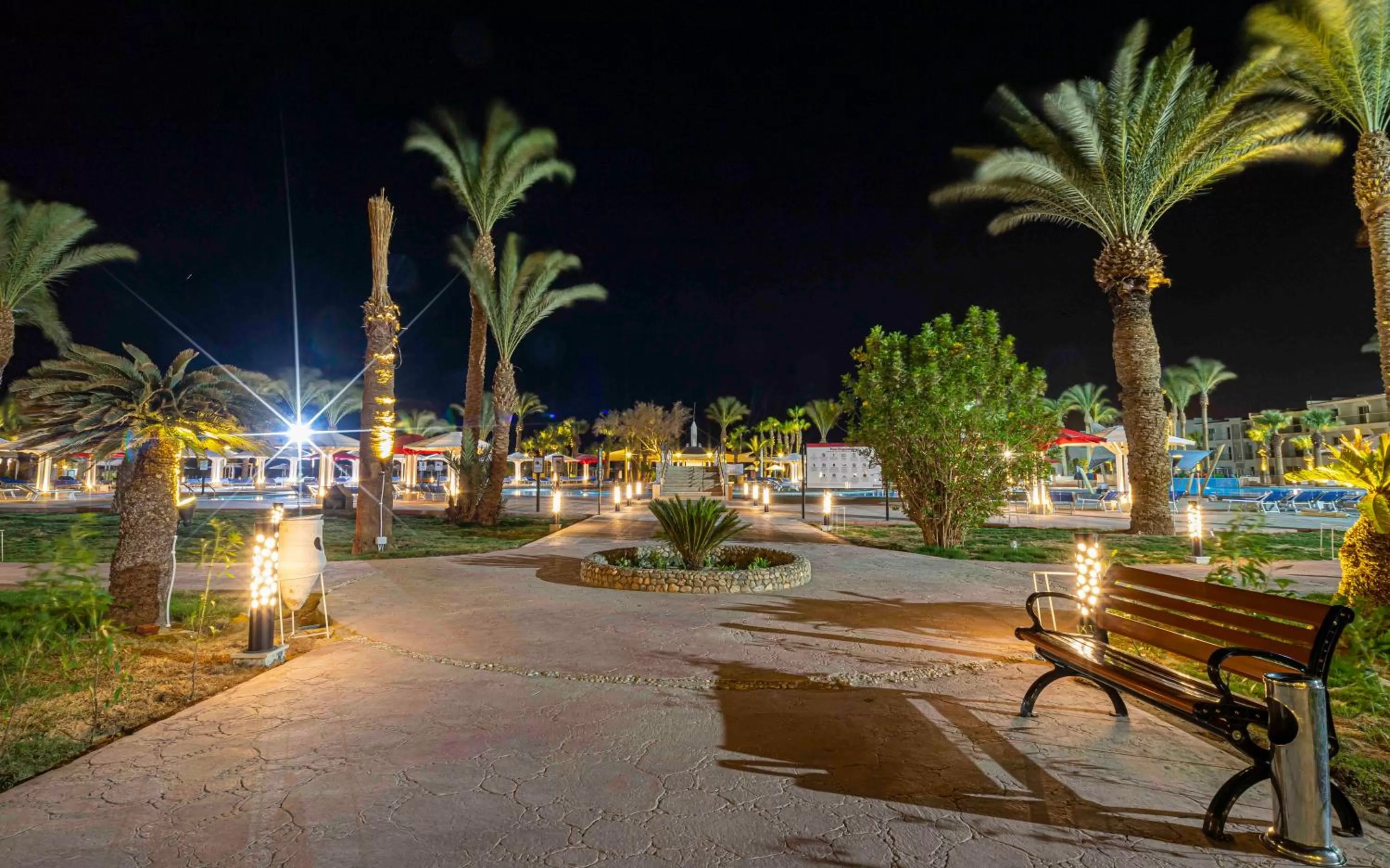 Garden in Amarina Abu Soma Resort & Aquapark