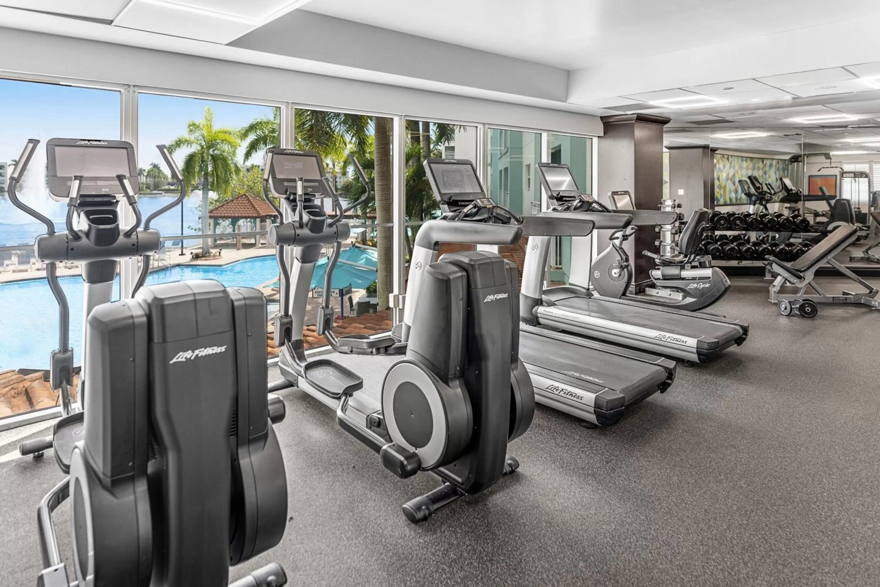 Fitness centre/facilities in Marriott's Villas At Doral