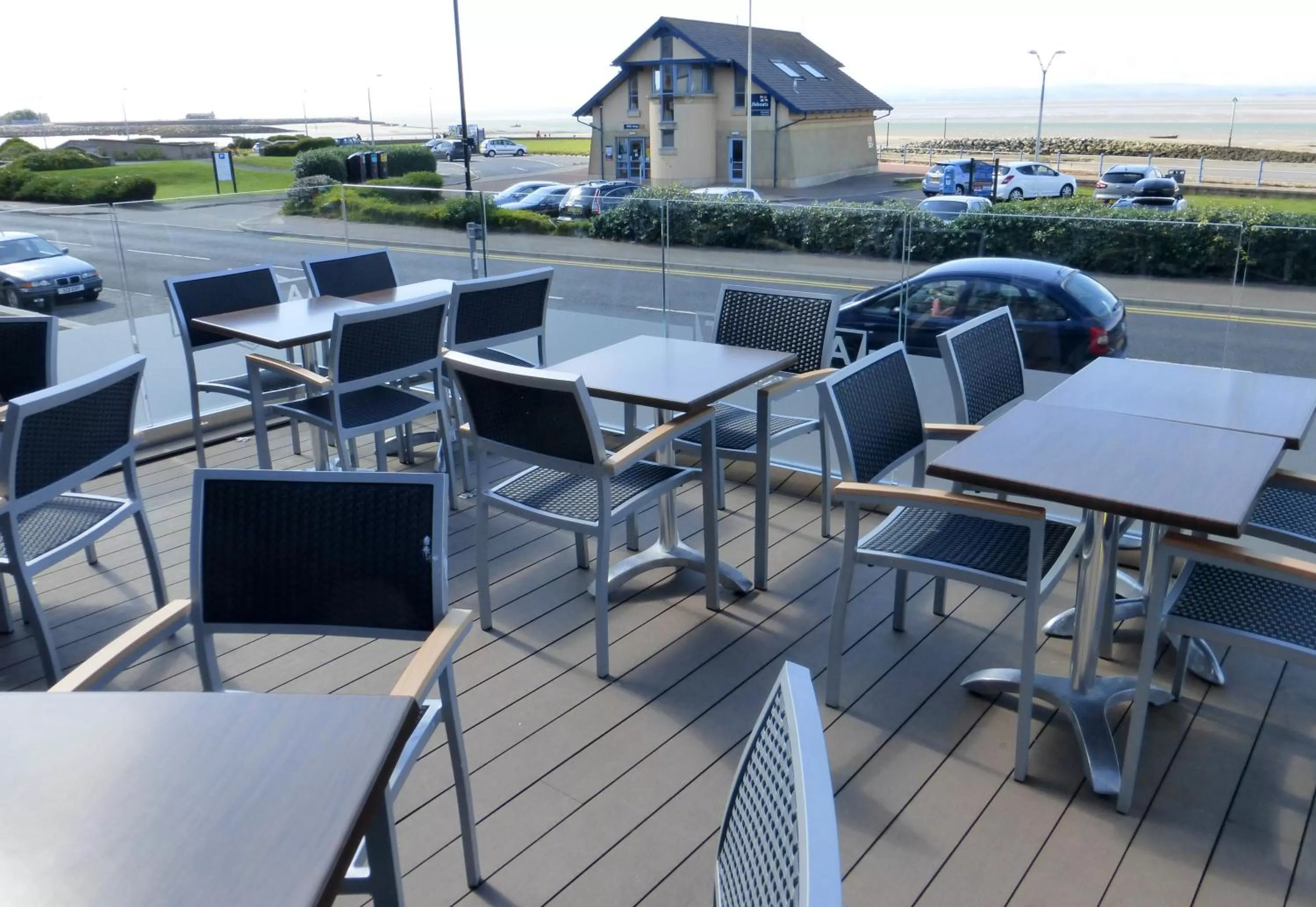 Patio in Best Western Lancaster Morecambe Lothersdale Hotel