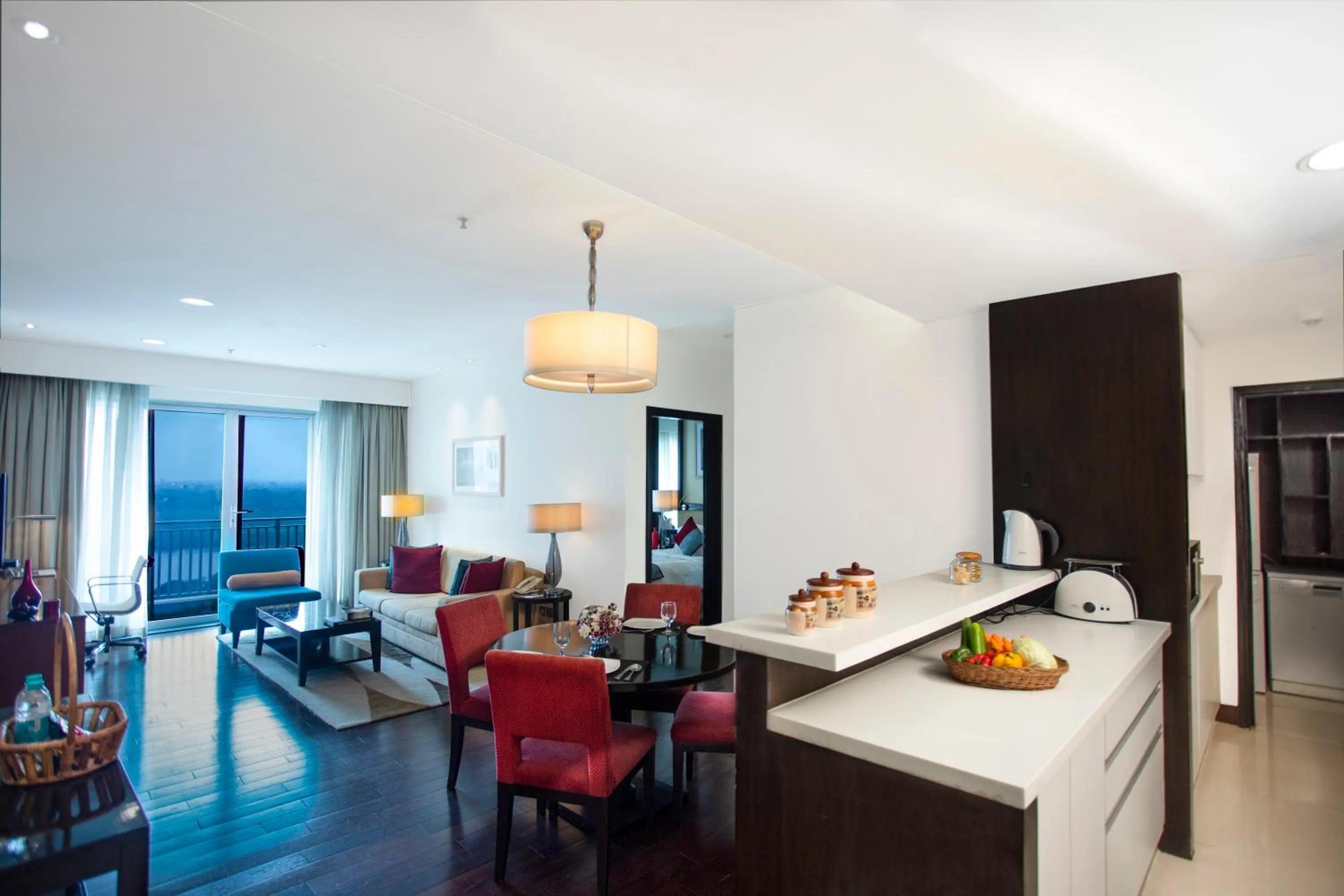 Living room in Somerset Greenways Chennai