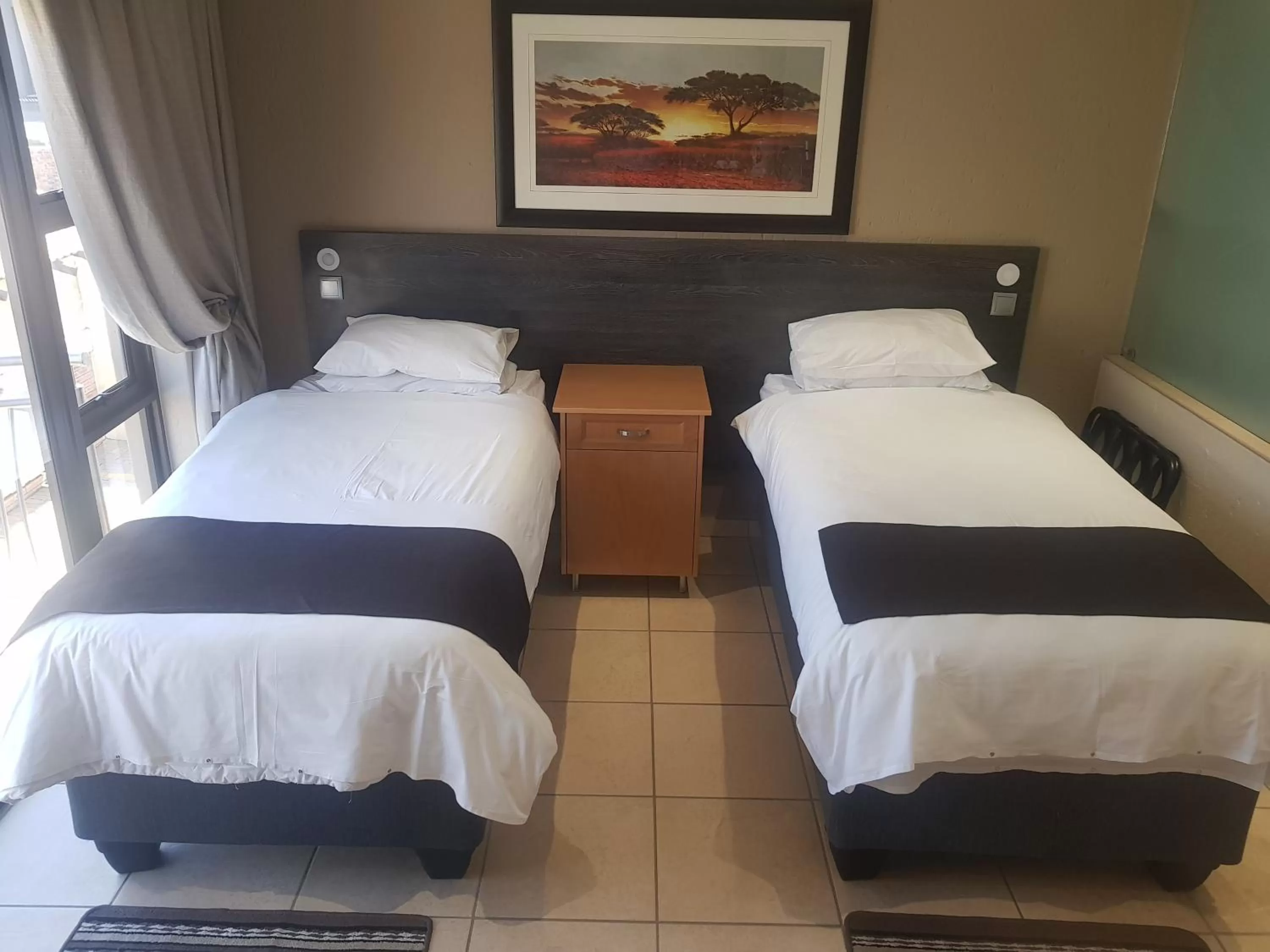 Photo of the whole room, Bed in Europrime Hotel