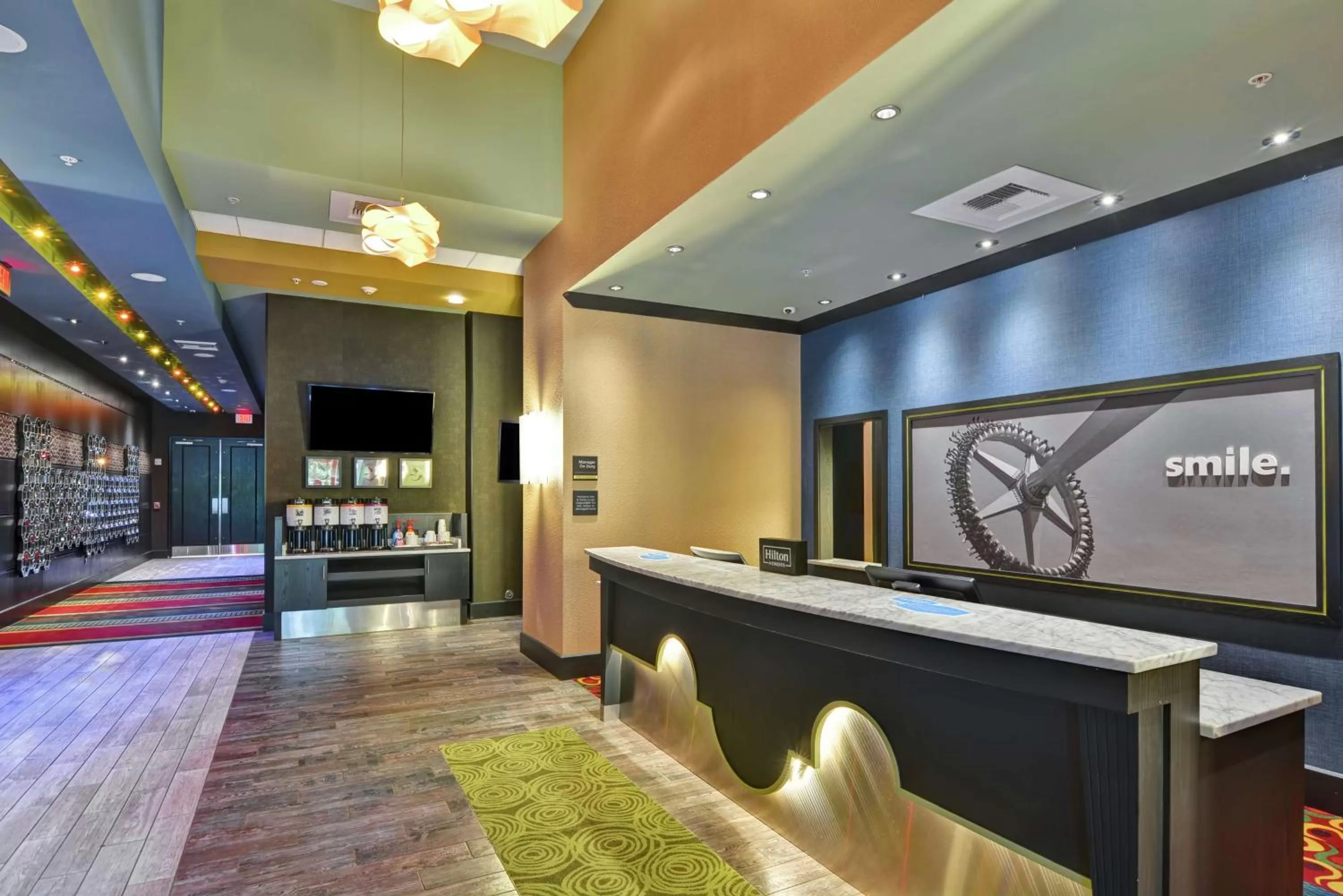 Lobby or reception in Hampton Inn & Suites Crabtree