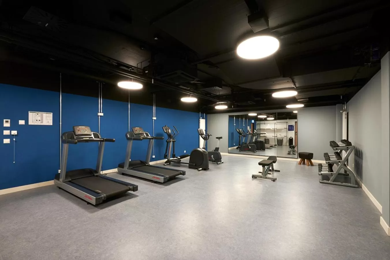 Fitness centre/facilities in Holiday Inn Express & Suites - Basel - Allschwil by IHG