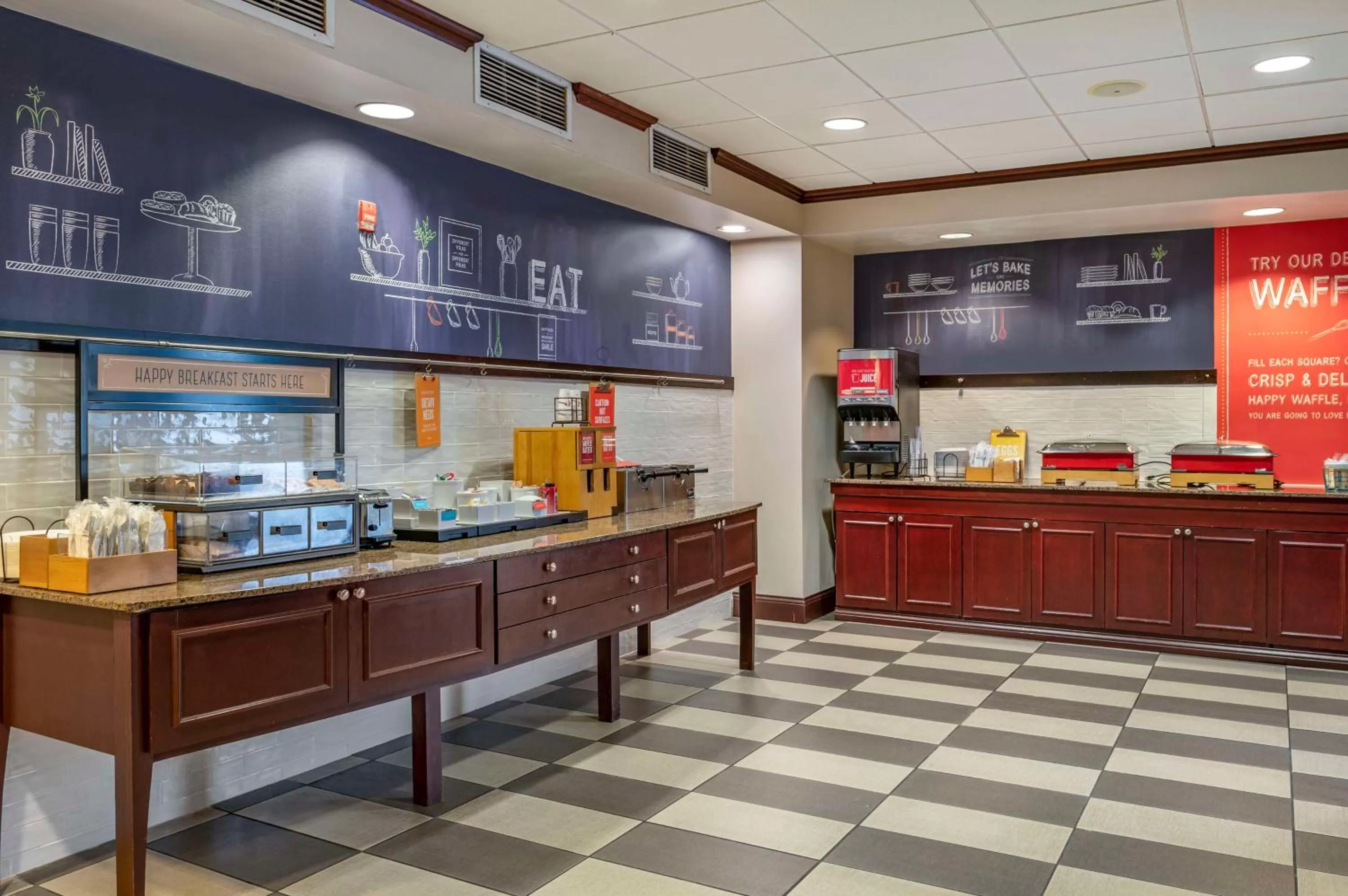 Breakfast in Hampton Inn Greenfield