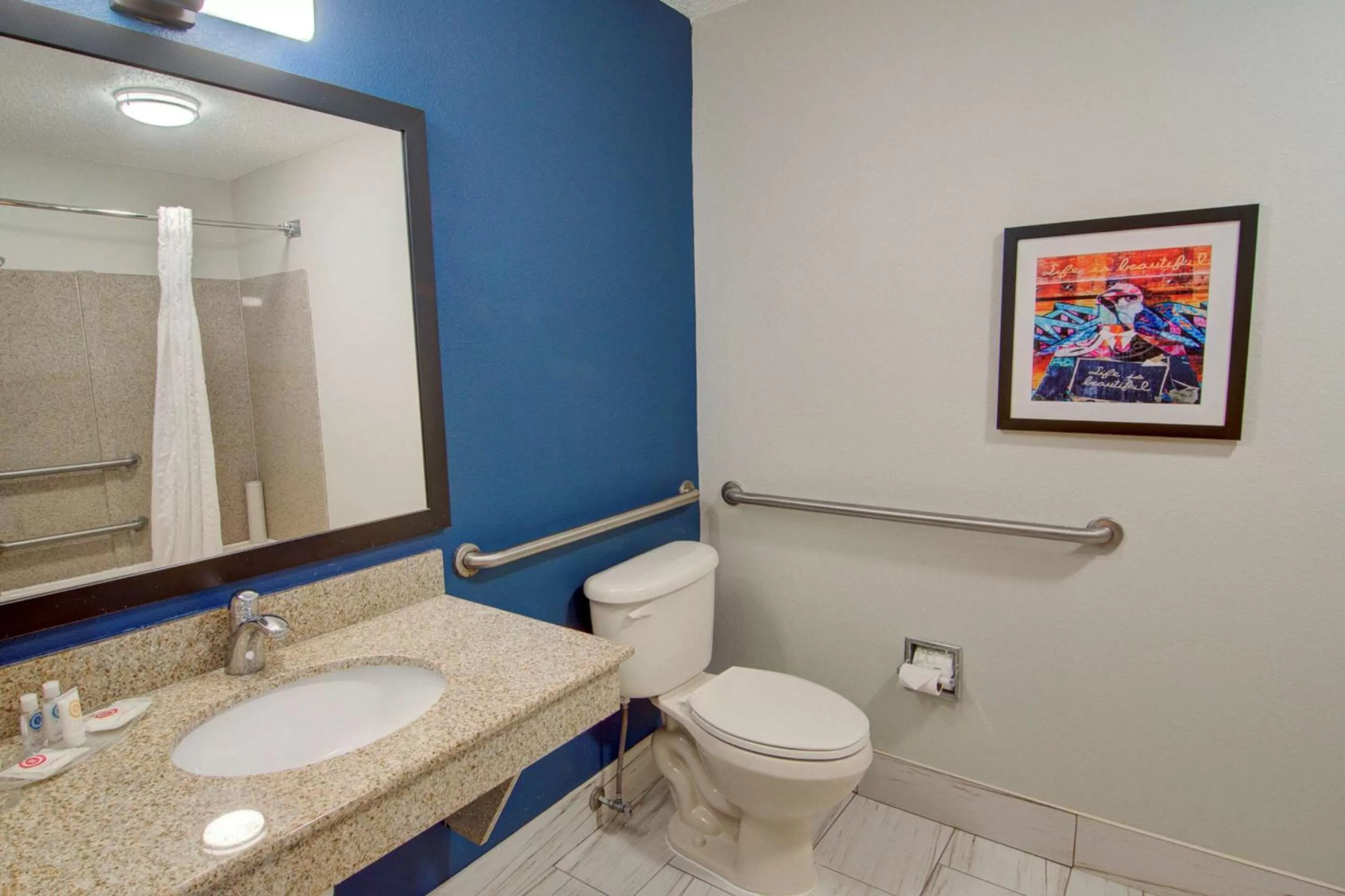 Bedroom in Comfort Suites Newport News Airport