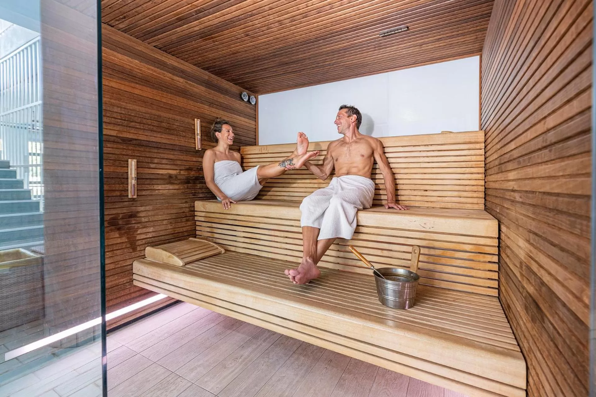 Sauna in Hotel Terme Olympia