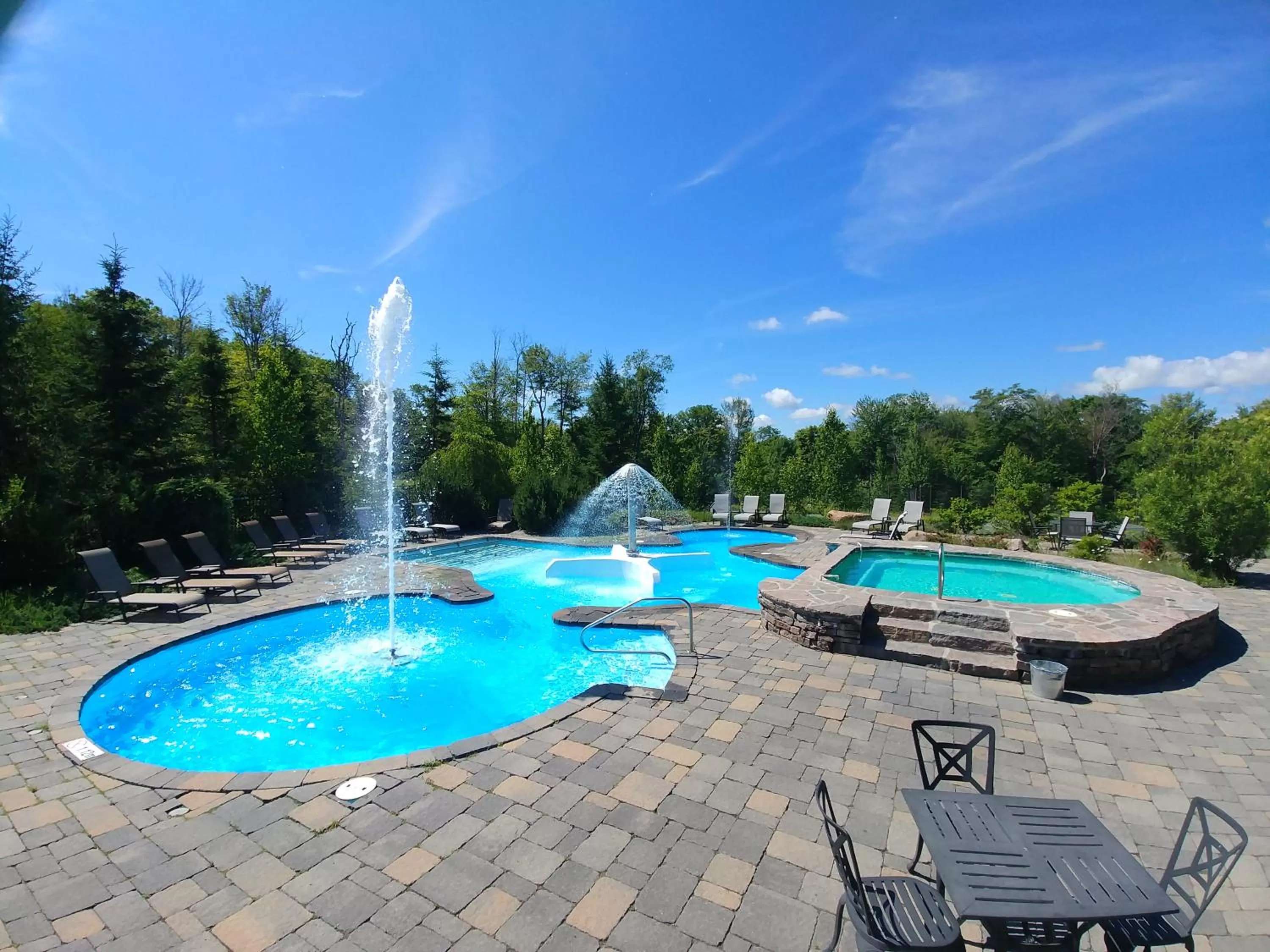 Swimming pool in Cap Tremblant Mountain Resort