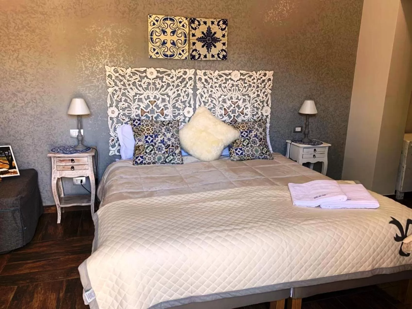 Bed in B&B Villa del Sole Relais