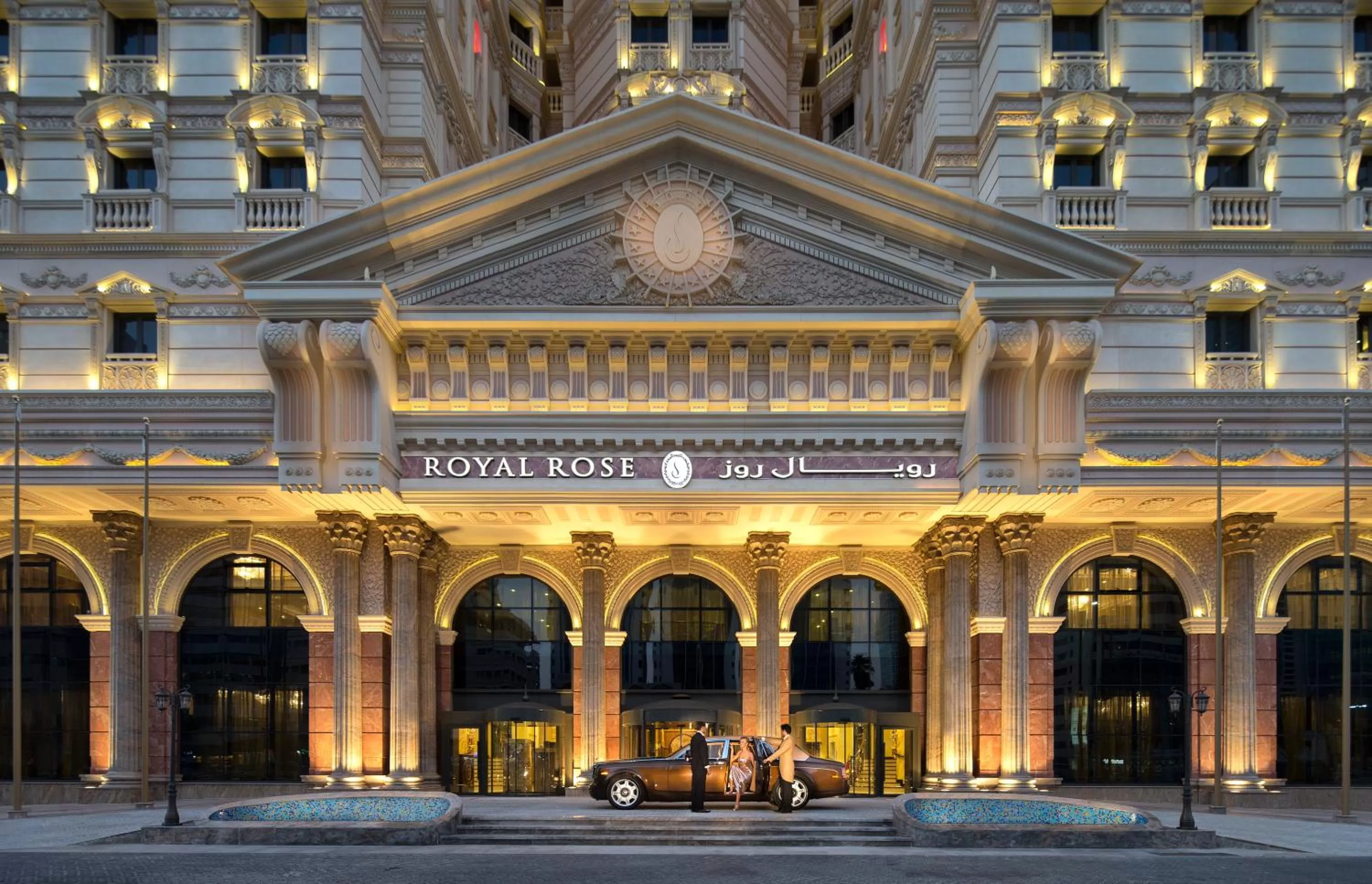 Facade/entrance in Royal Rose Abu Dhabi, a Curio Collection by Hilton Affiliated Hotel