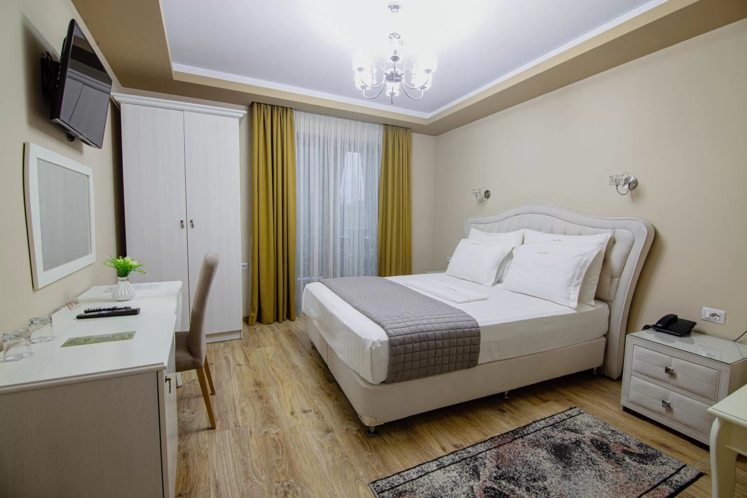 Bed in Christi's Hotel Borova