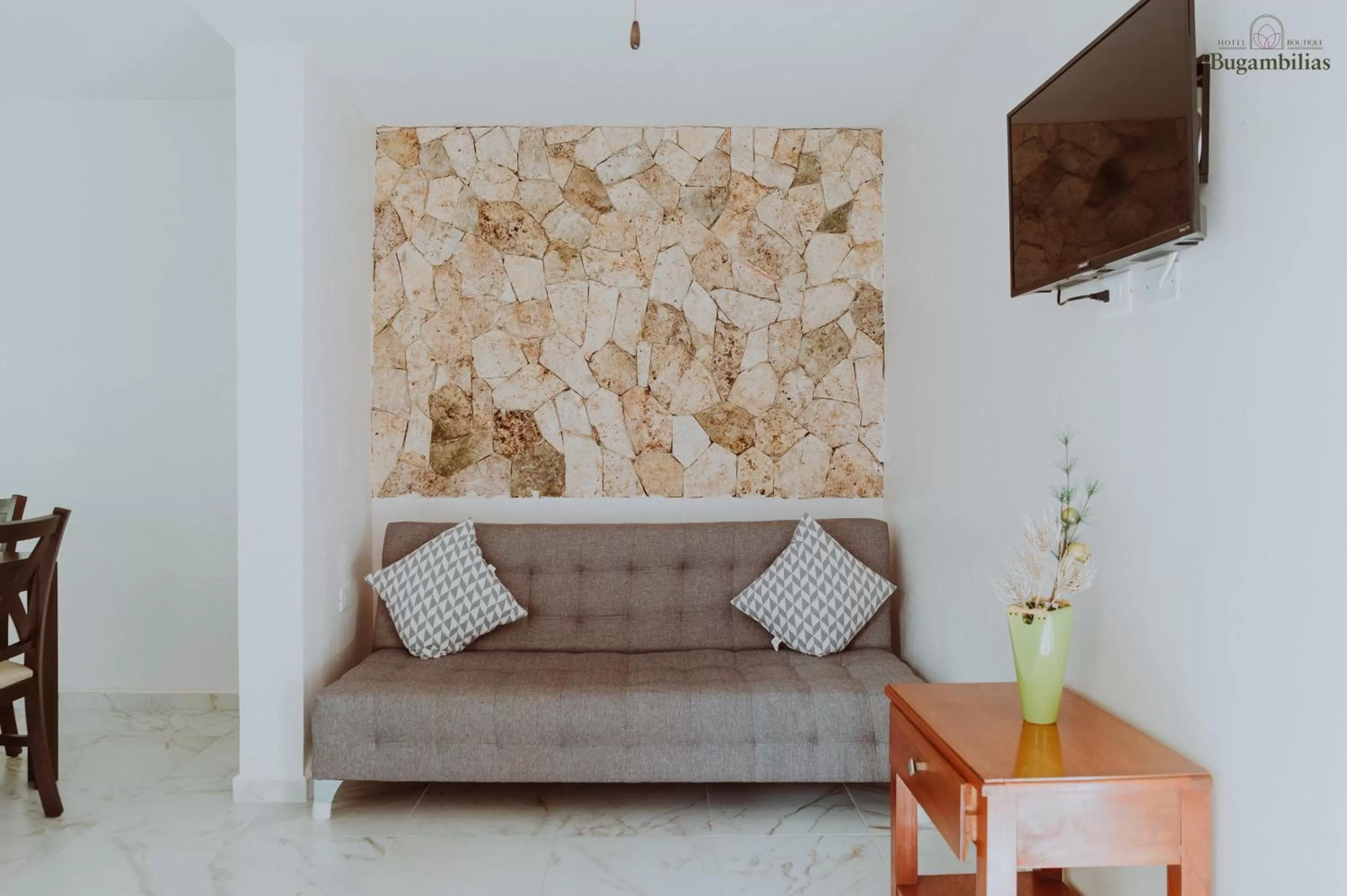 Living room in Hotel Boutique Bugambilias