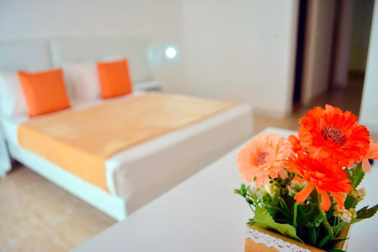 Bed in Aparthotel Santa Maria Beach