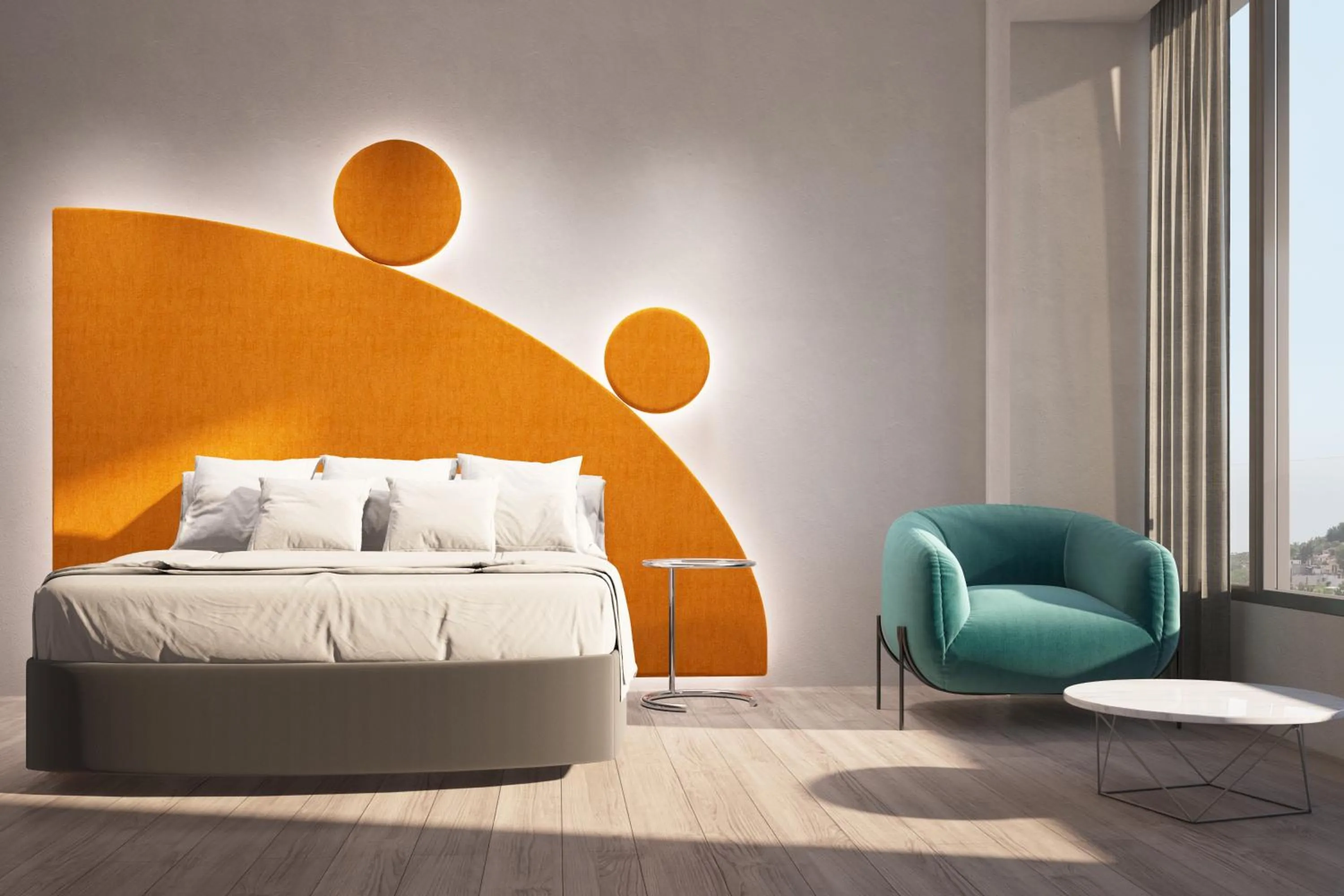 Bedroom in Athens Utopia Ermou