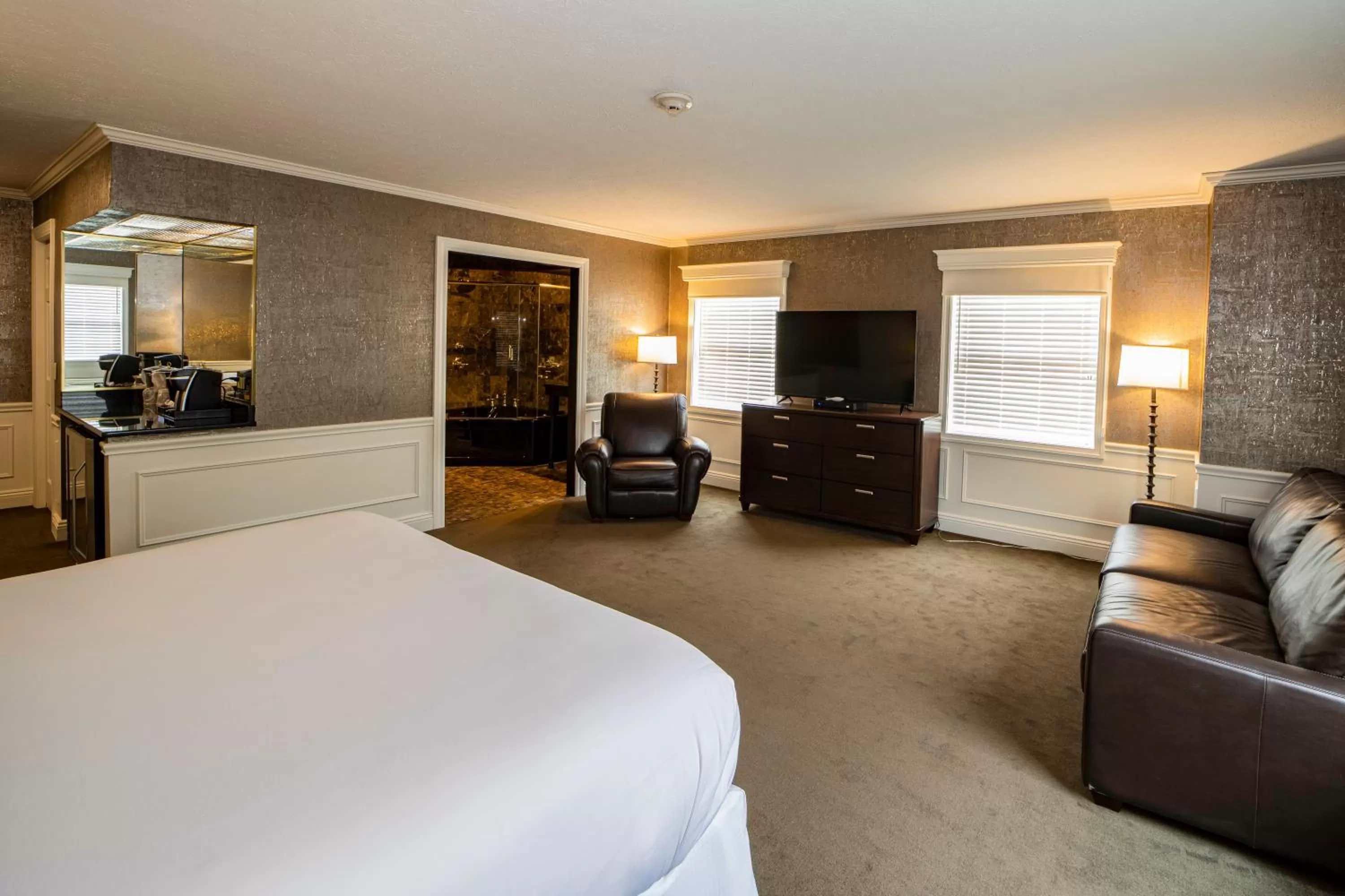 Bed in The Grand Resort