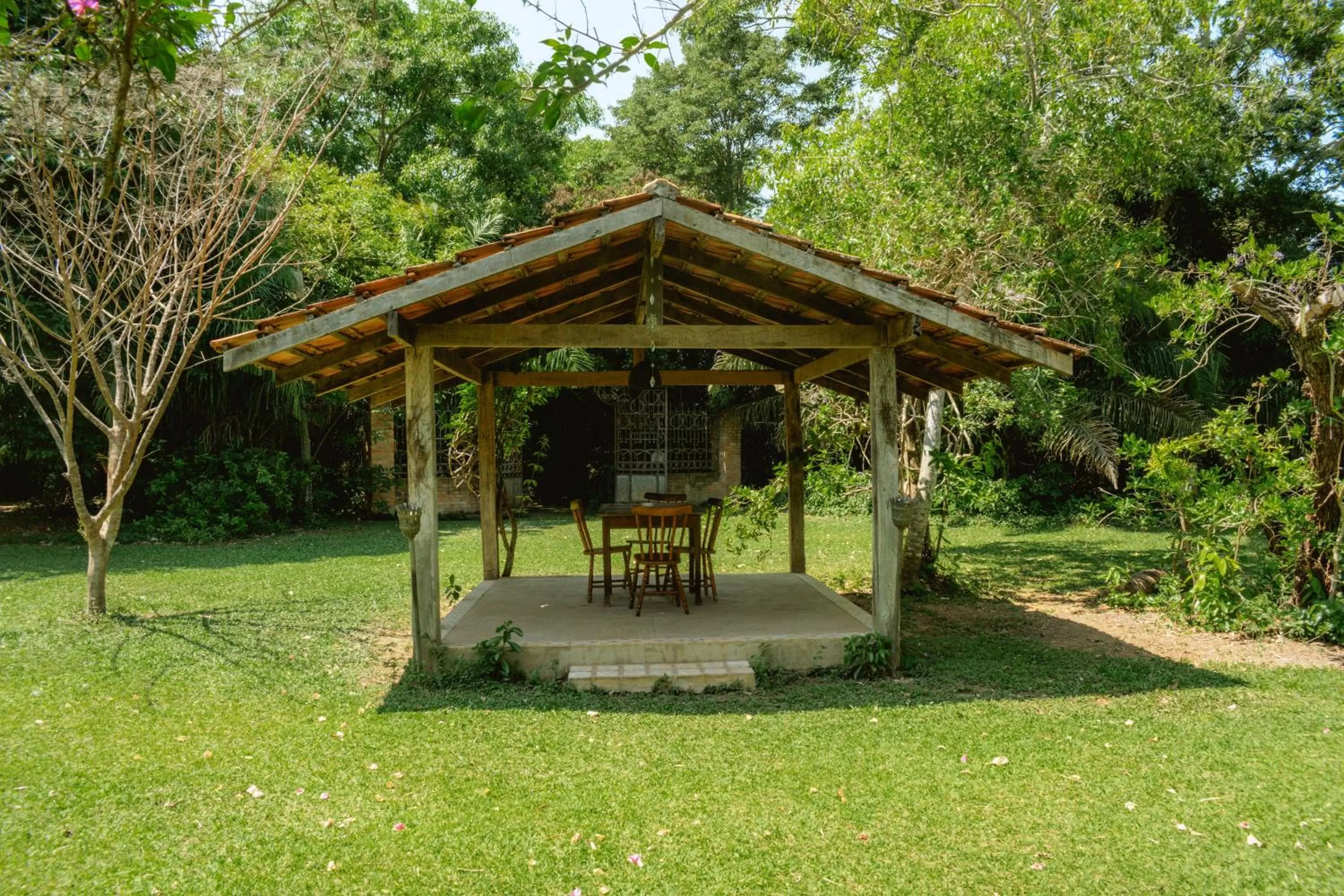 Patio in Hotel Santa Esmeralda