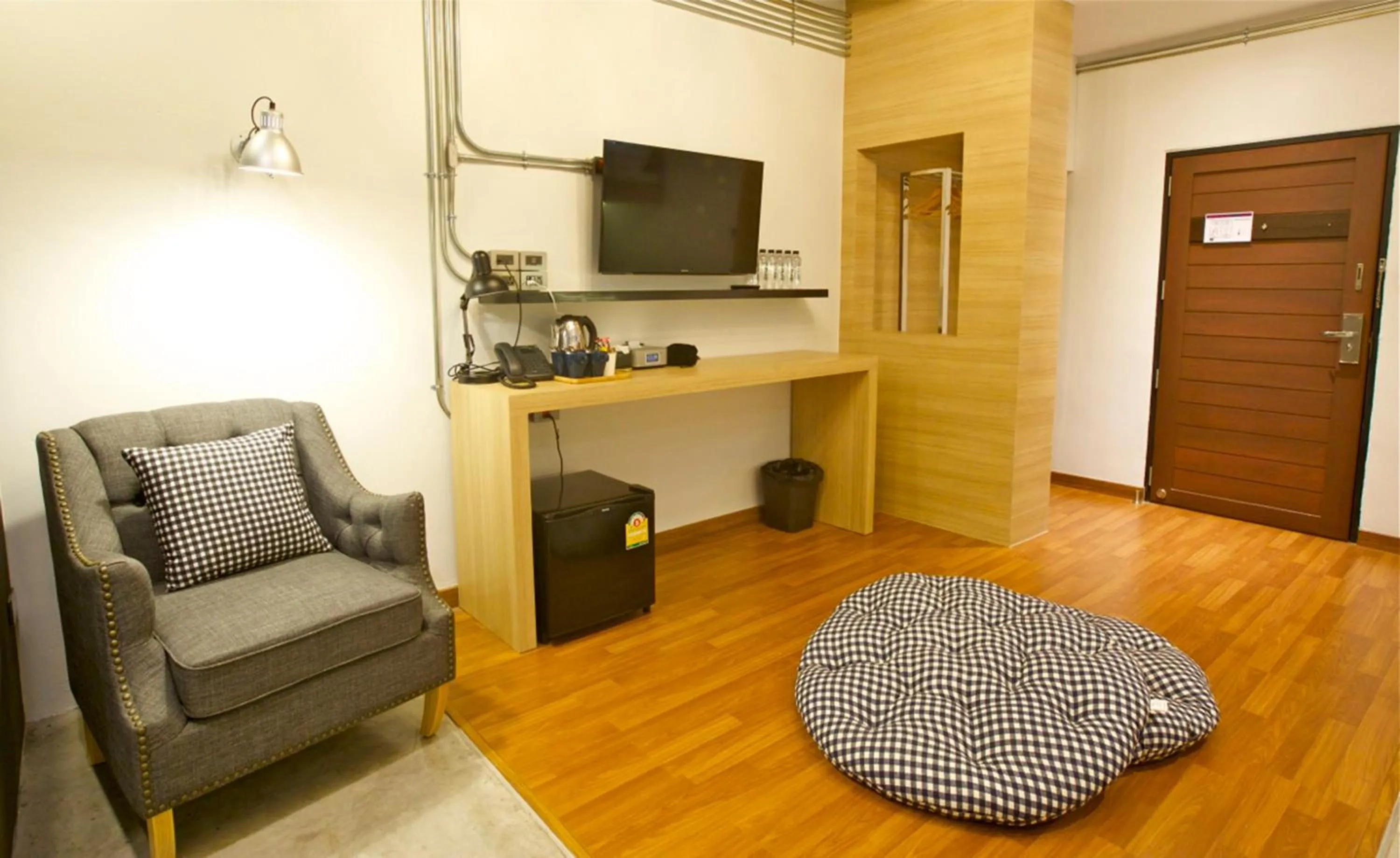 Bedroom in The Plug Hotel