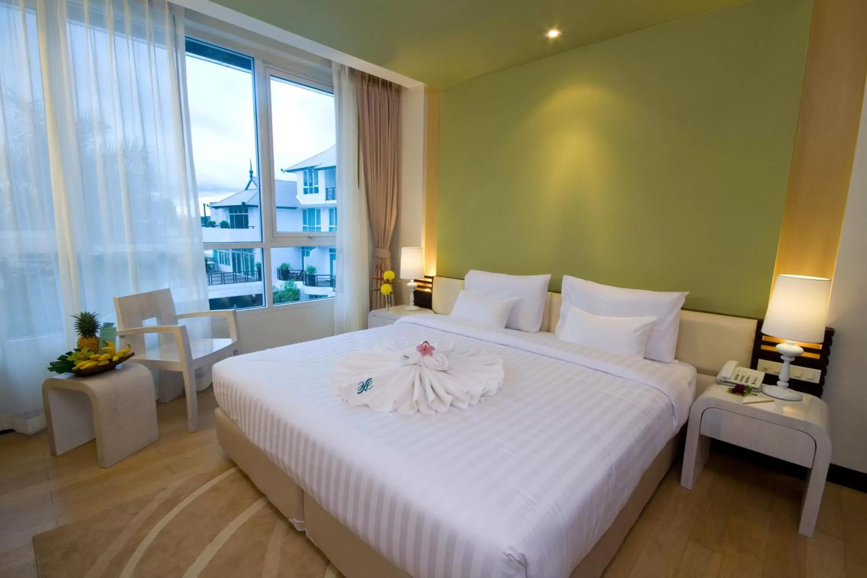 Deluxe Double Room in A-Te Chumphon Hotel - SHA Plus Deluxe Double Room in A-Te Chumphon Hotel - SHA Plus