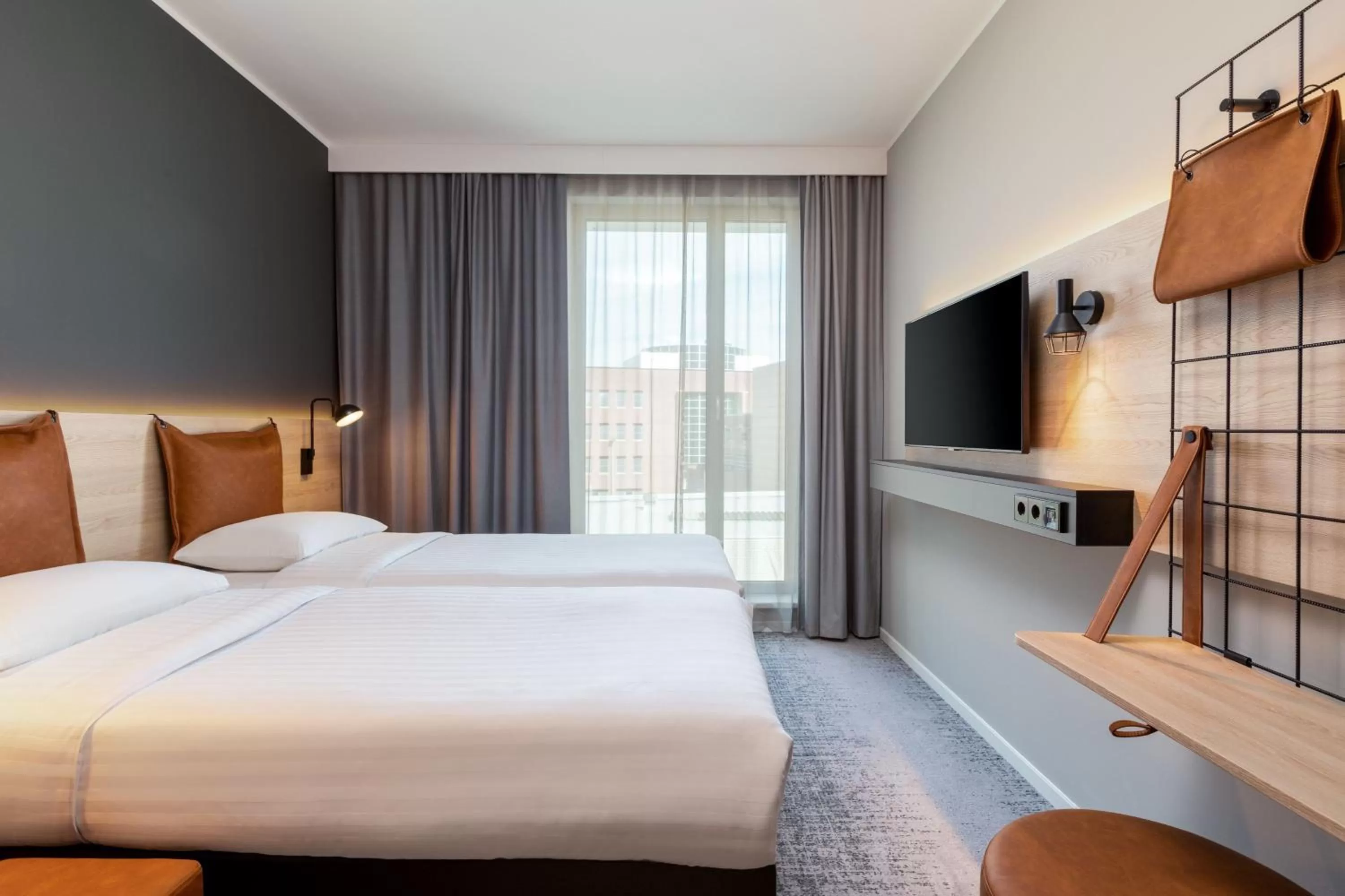Photo of the whole room, Bed in Moxy Dortmund City