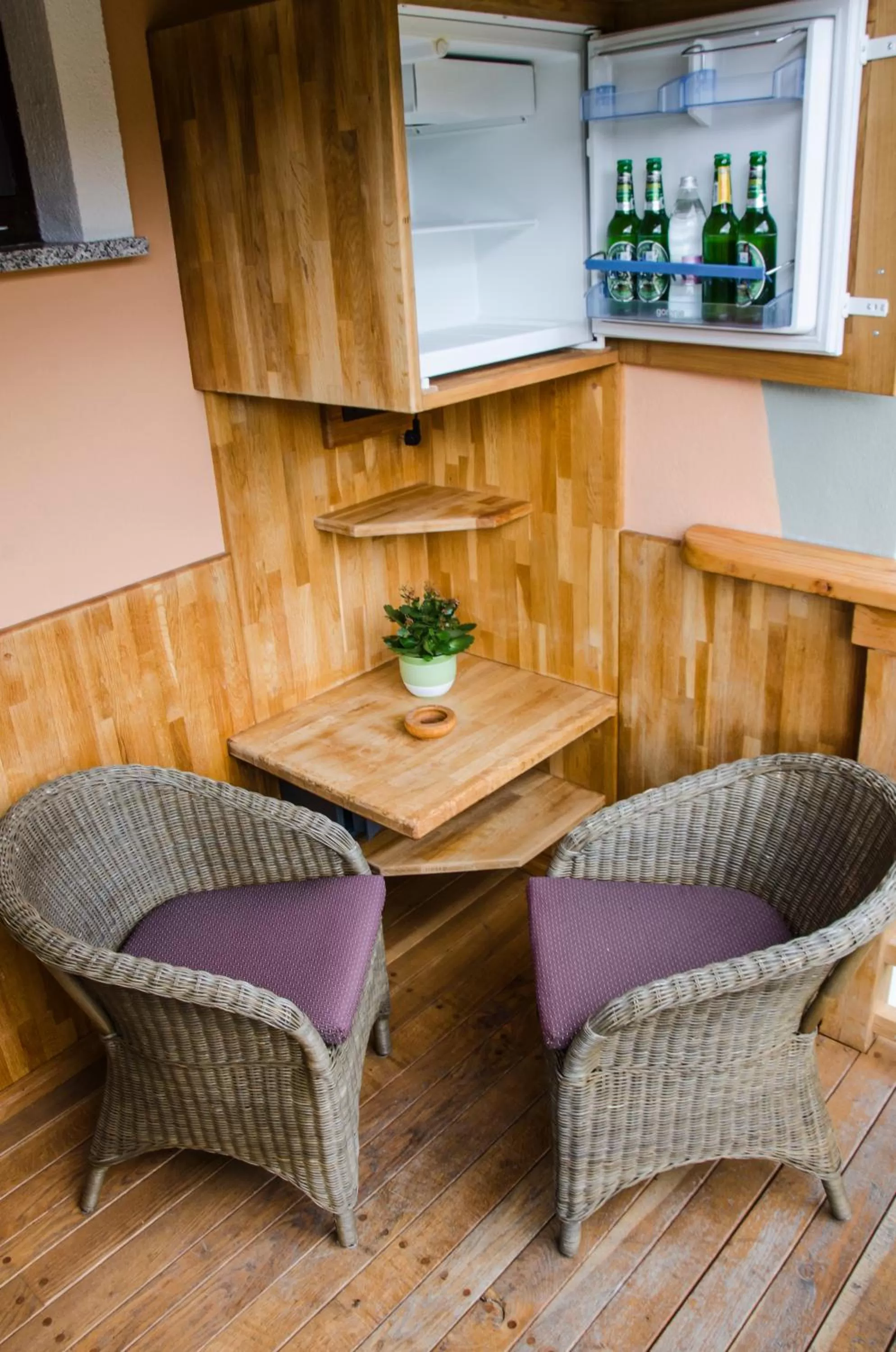 Balcony/Terrace in Miškar Rooms