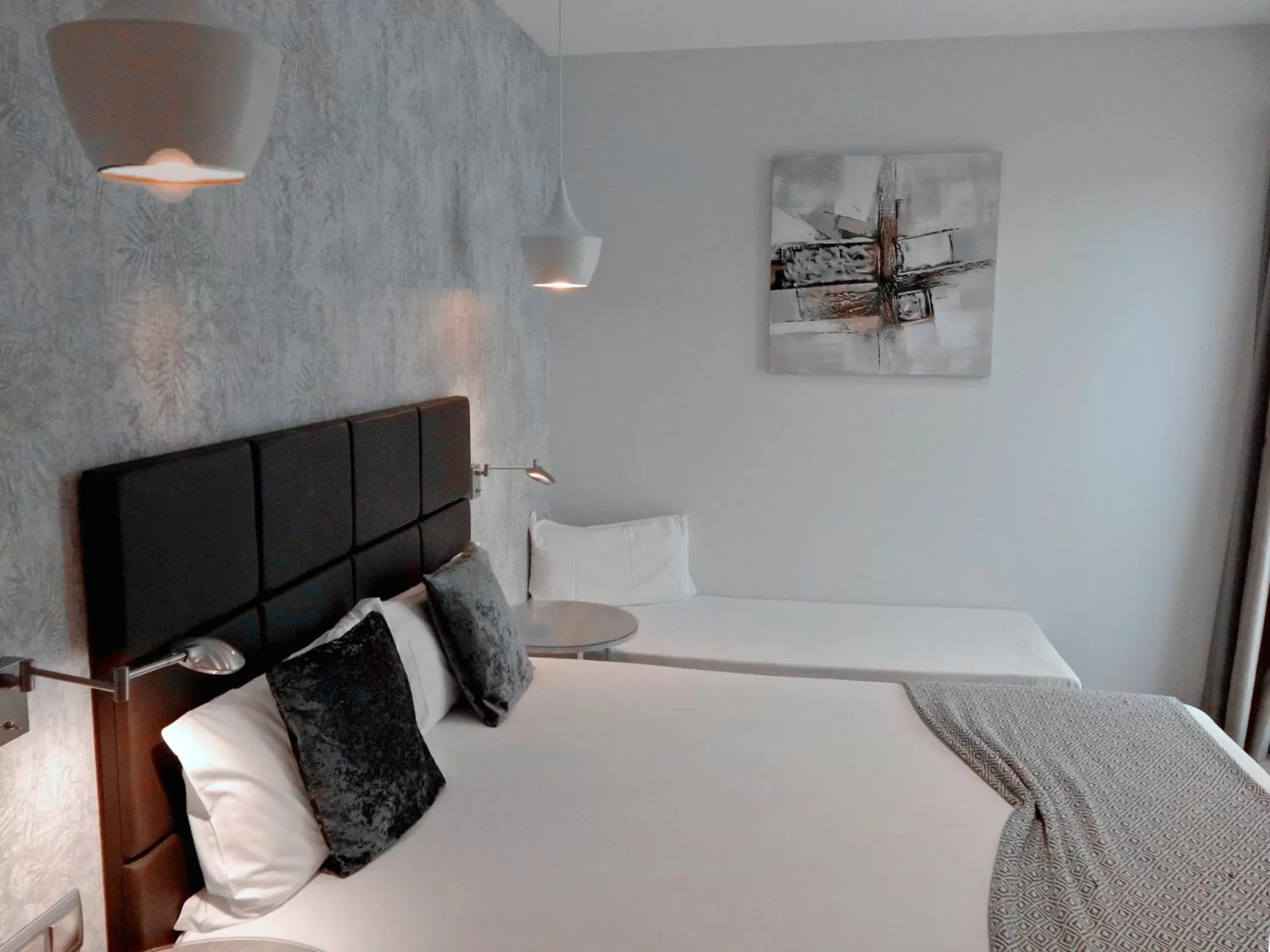 Bed in Hotel Lloret Ramblas